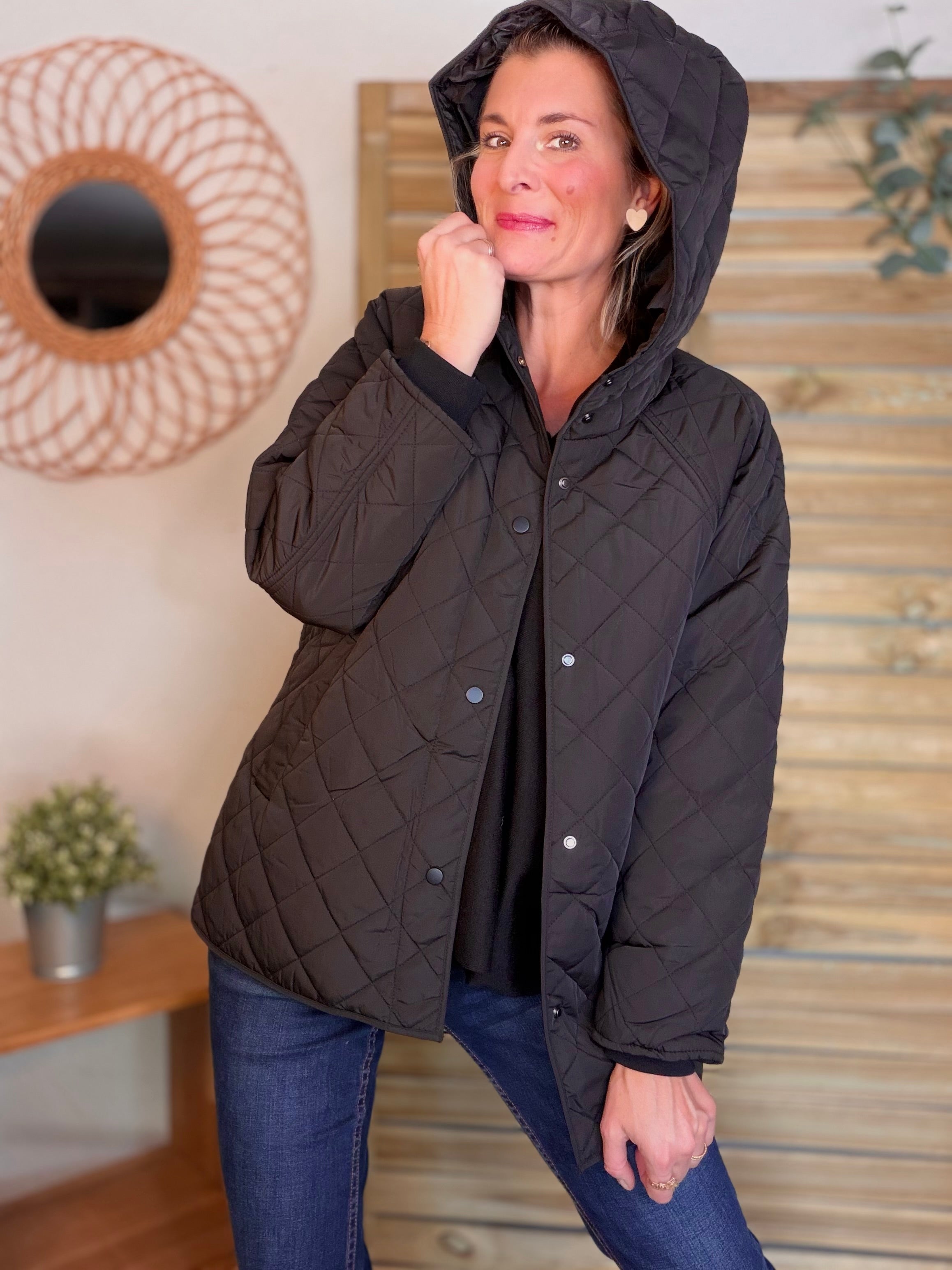 ⚡️ PÉPITES FRIDAY - Veste matelassée noir JASPER