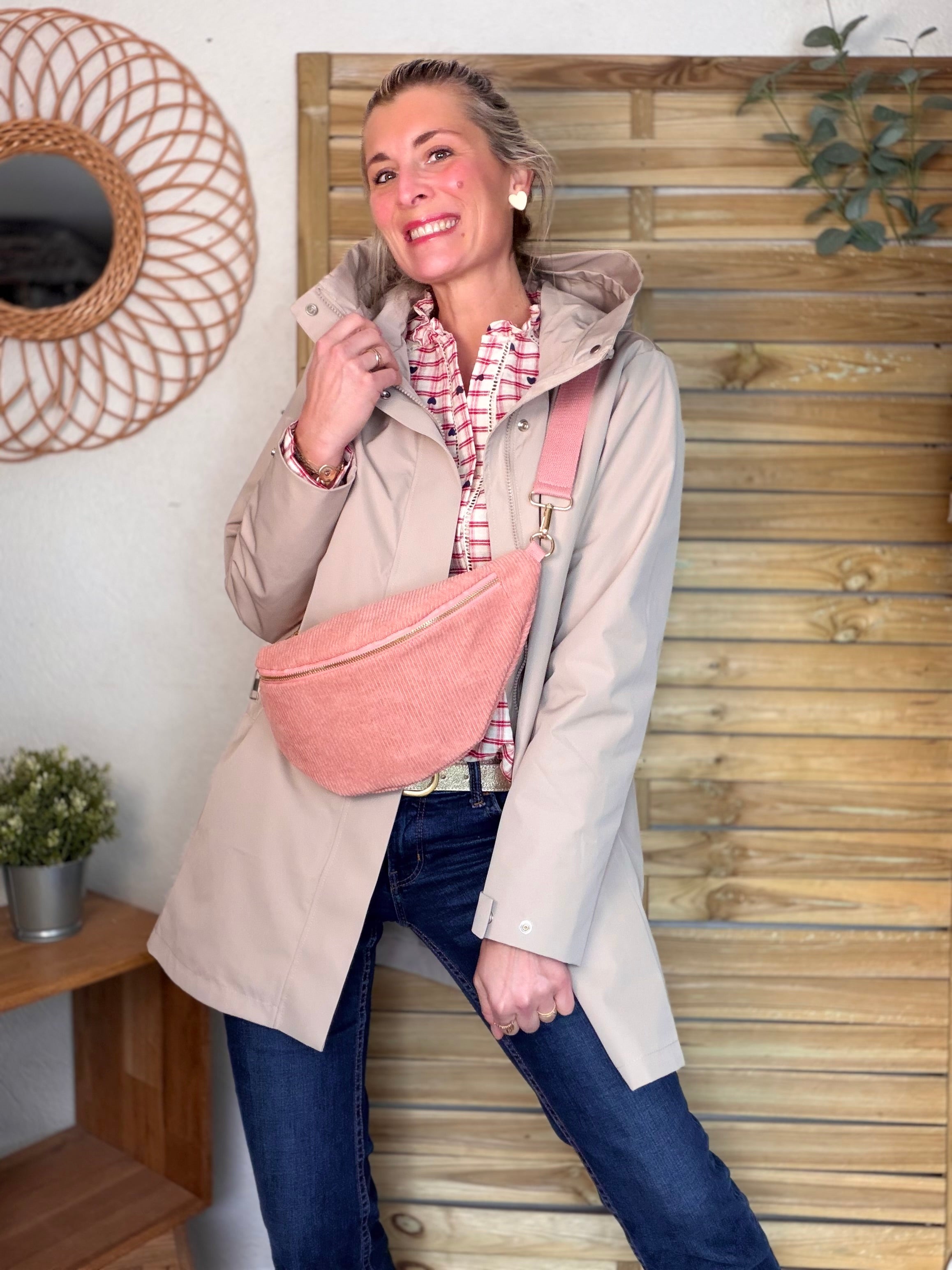 Imperméable LAURENCE long - Beige