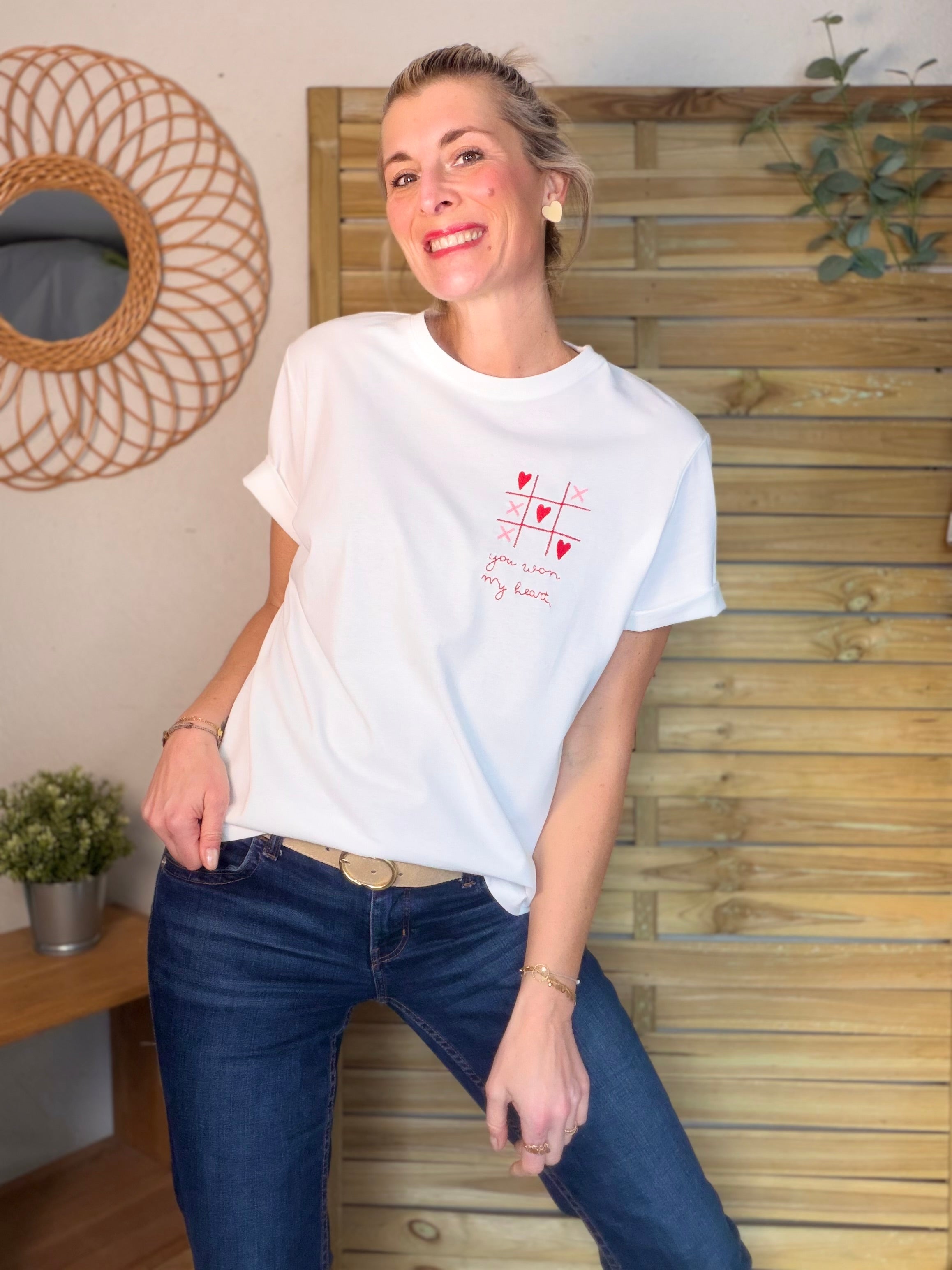 Tee shirt YOU WON MY HEART - MORAG