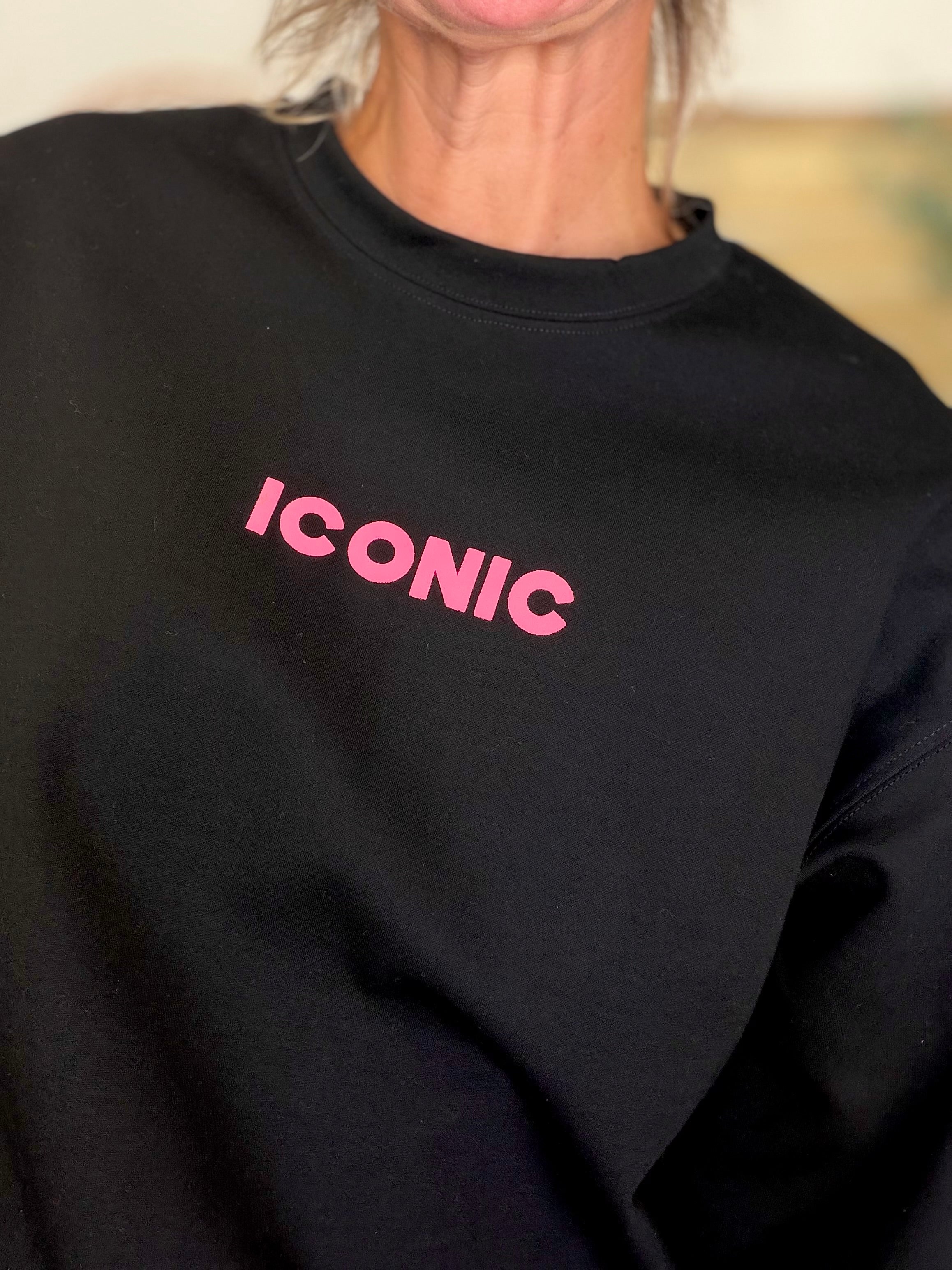 Sweat ICONIC ultra doux OMBLINE - Noir