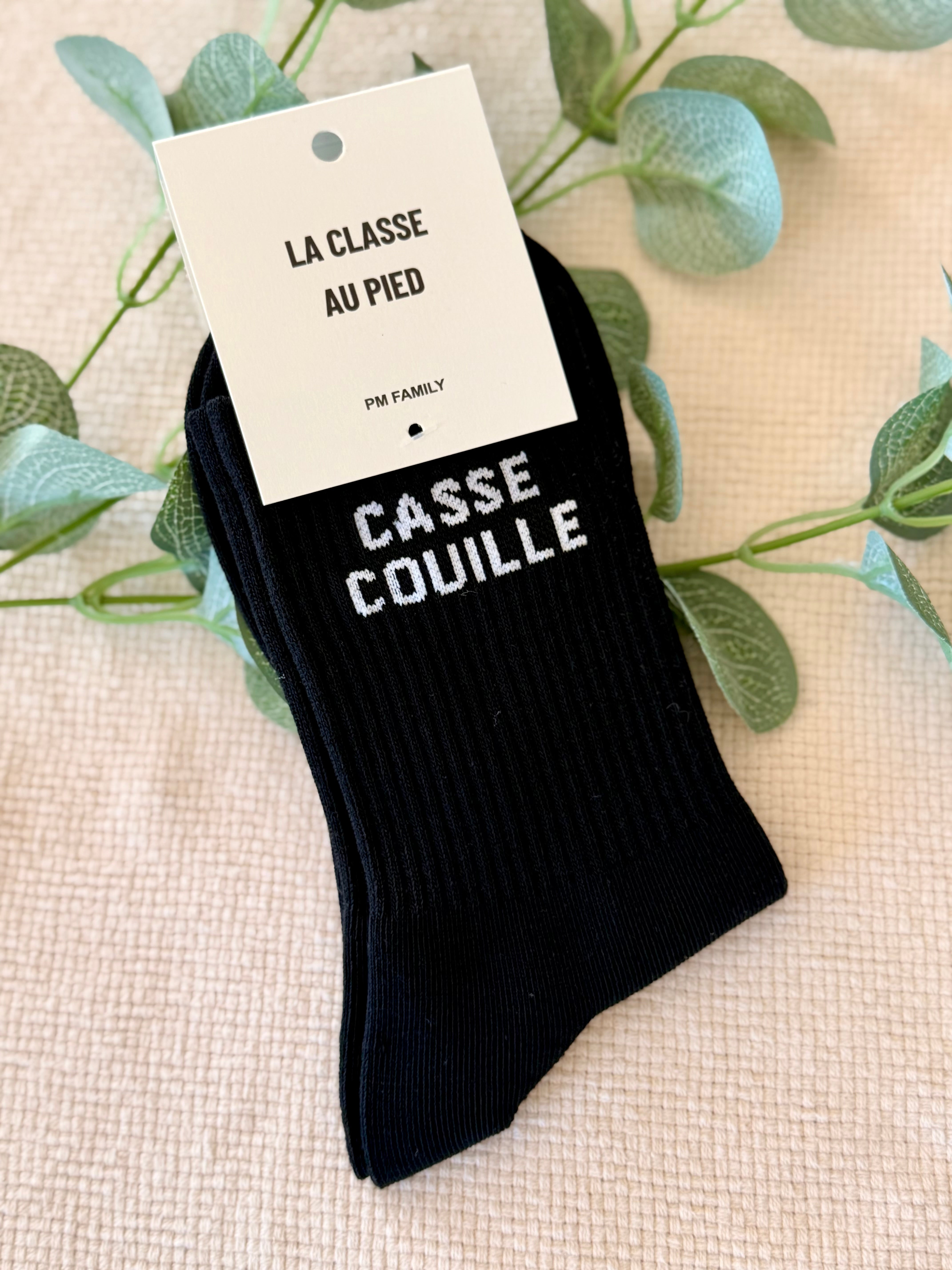 Chaussettes à message LA CLASSE AU PIED - ZACK