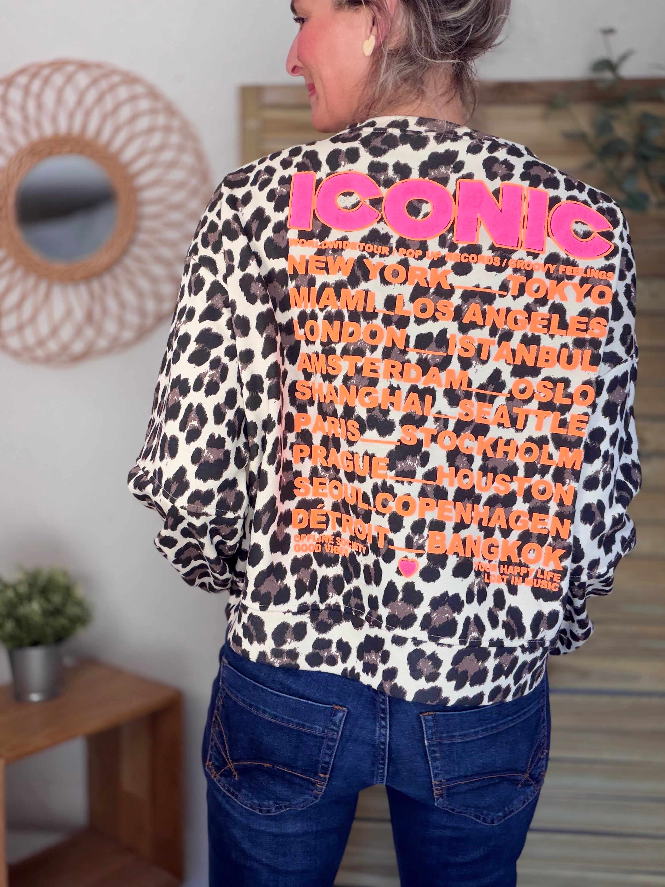 Sweat Léo Beige ICONIC NINON