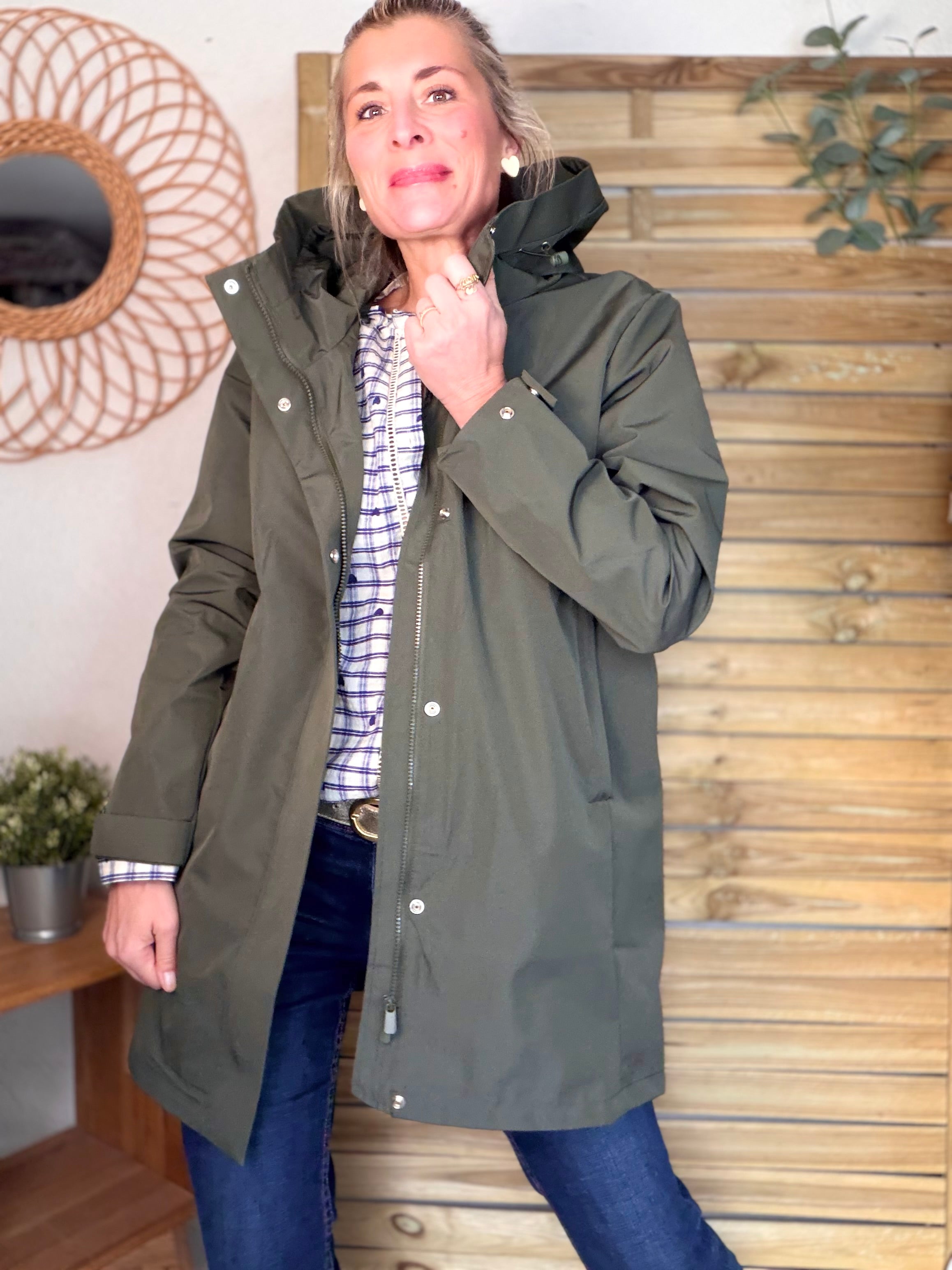 Imperméable LAURENCE long - Kaki