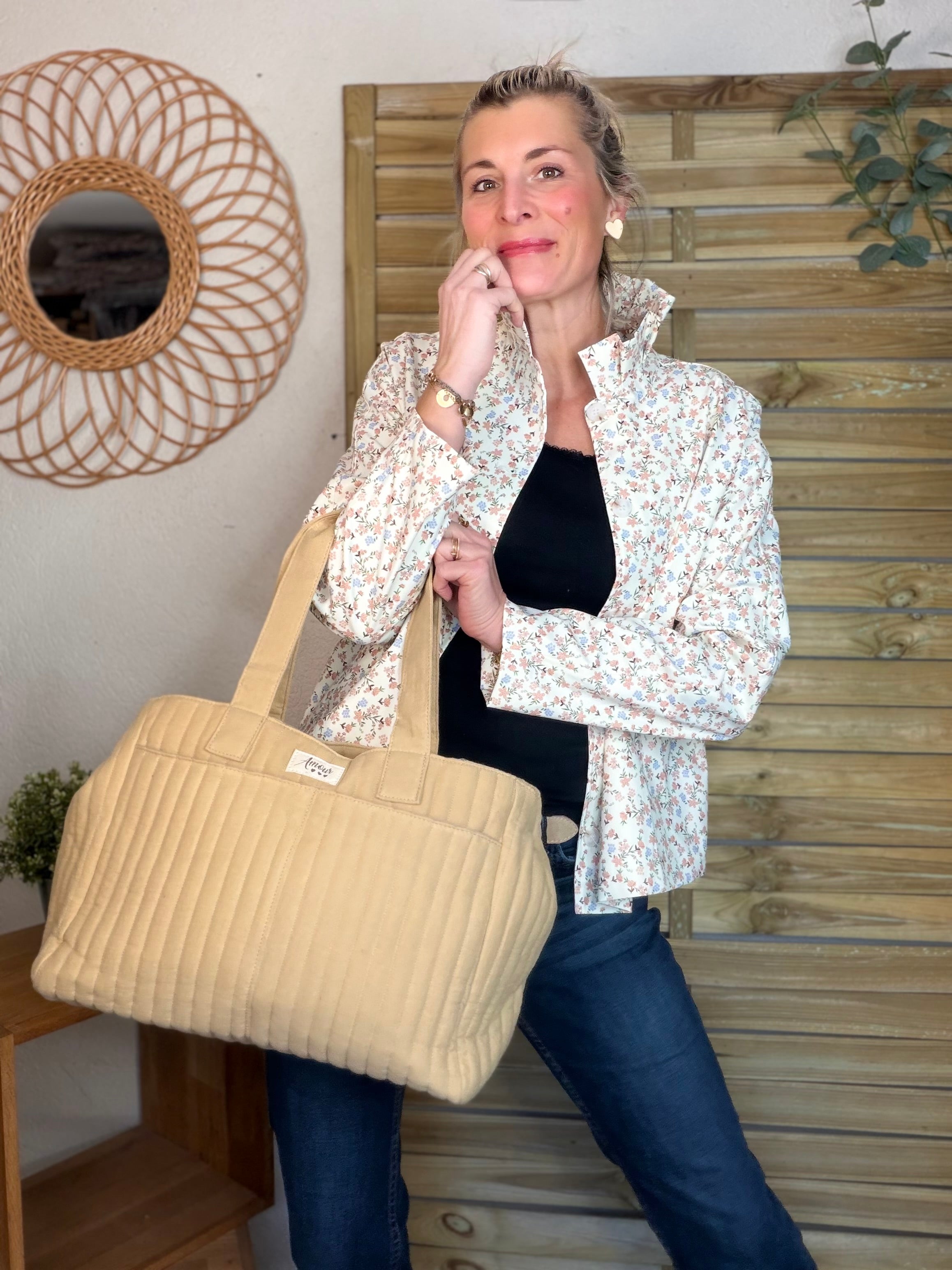 Sac week-end / à langer ANTONIN Sable