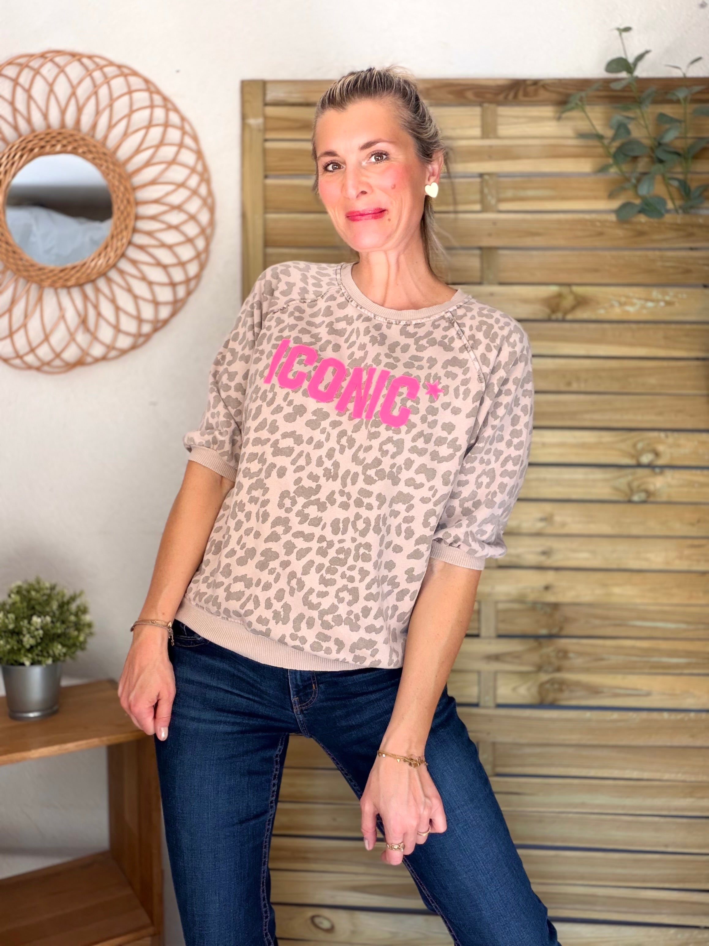 Sweat ICONIC Léo - ANGELA Camel