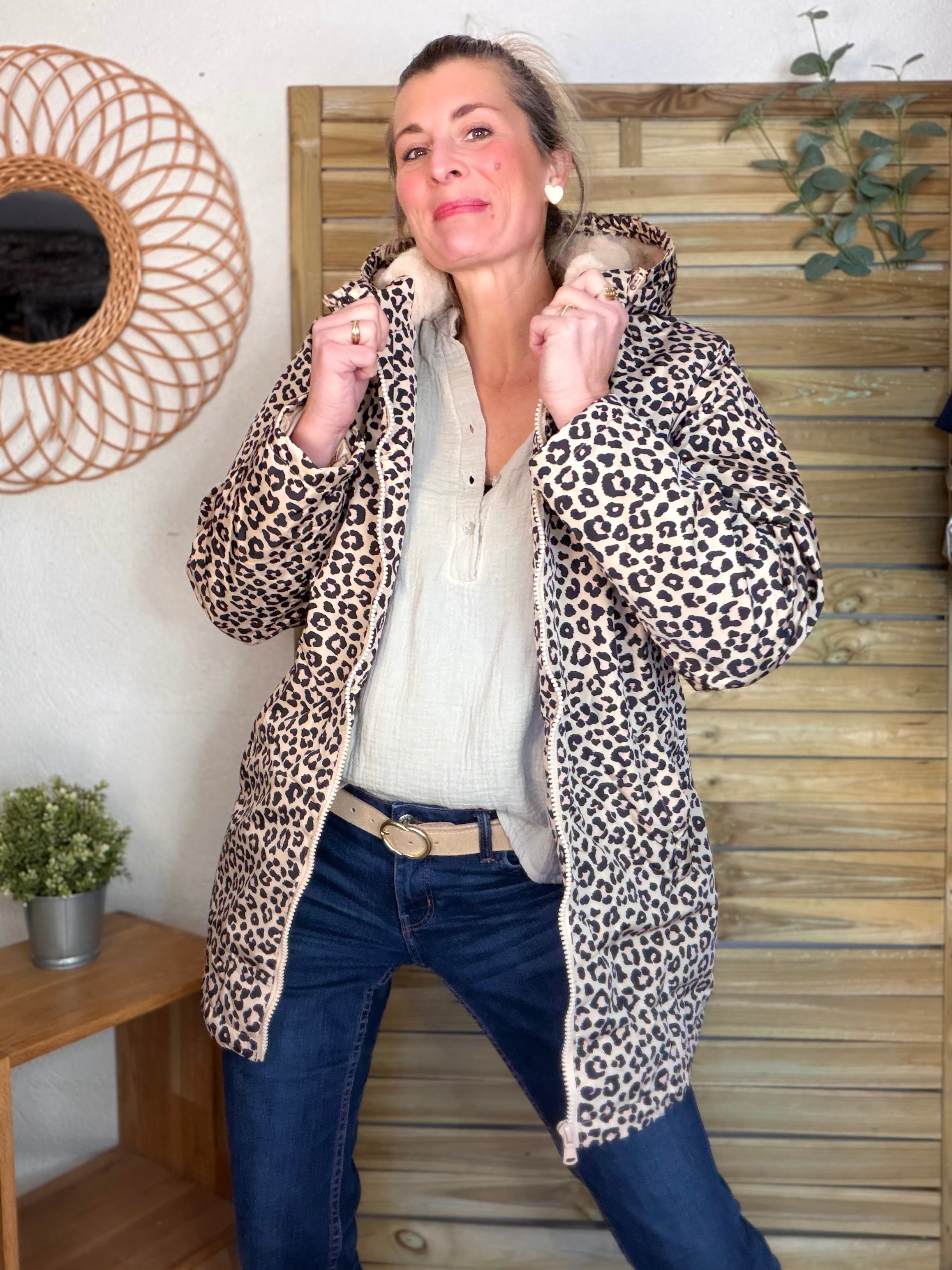 ⚡️ ARRIVAGE - Parka Imperméable fourré ALICE - Léo beige