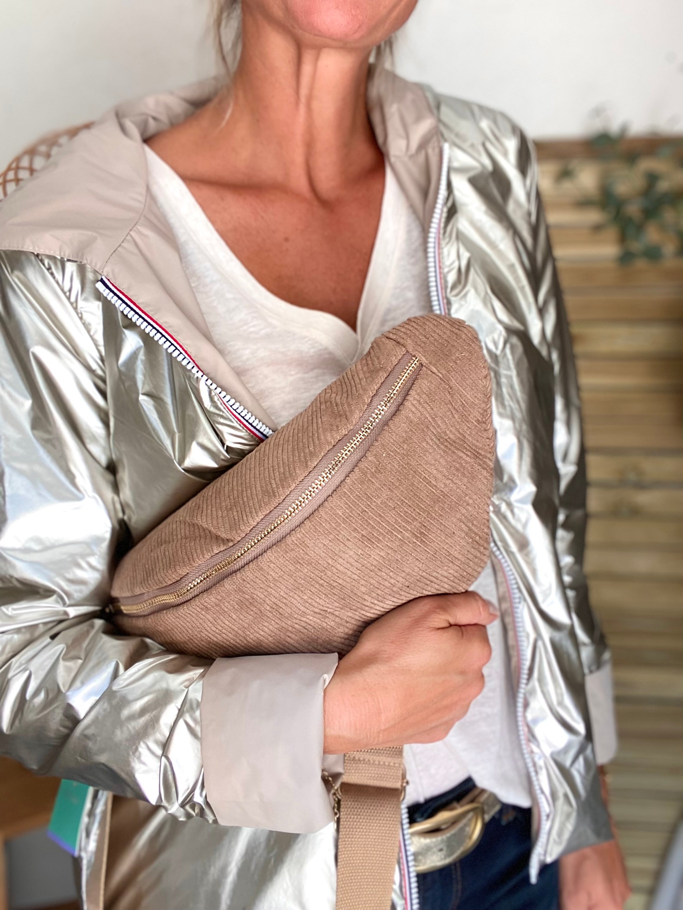 Sac banane XL Ciao Boum - IVY - Taupe (20 coloris)