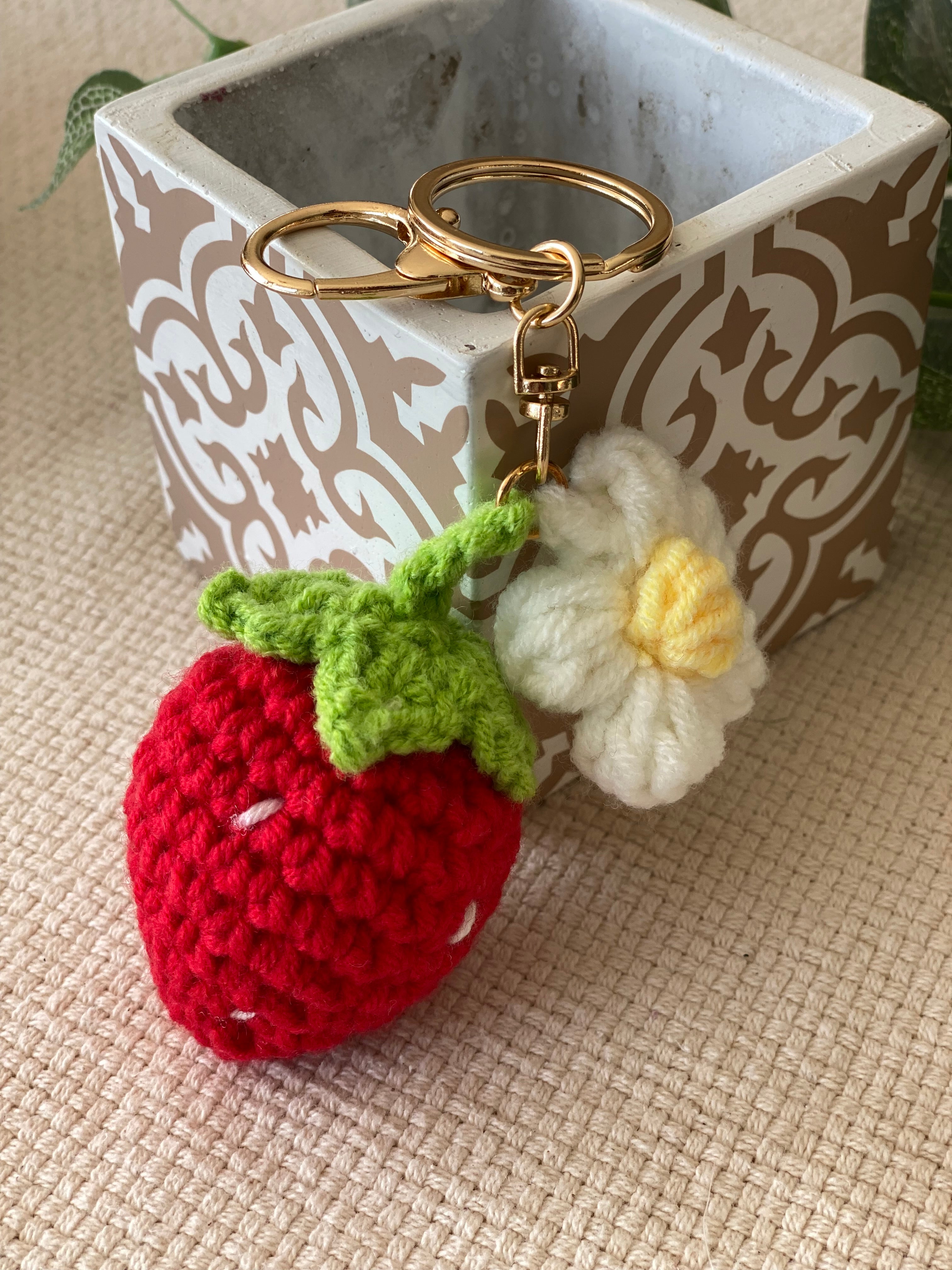 Porte-clefs Grigri en crochet ANATOLE