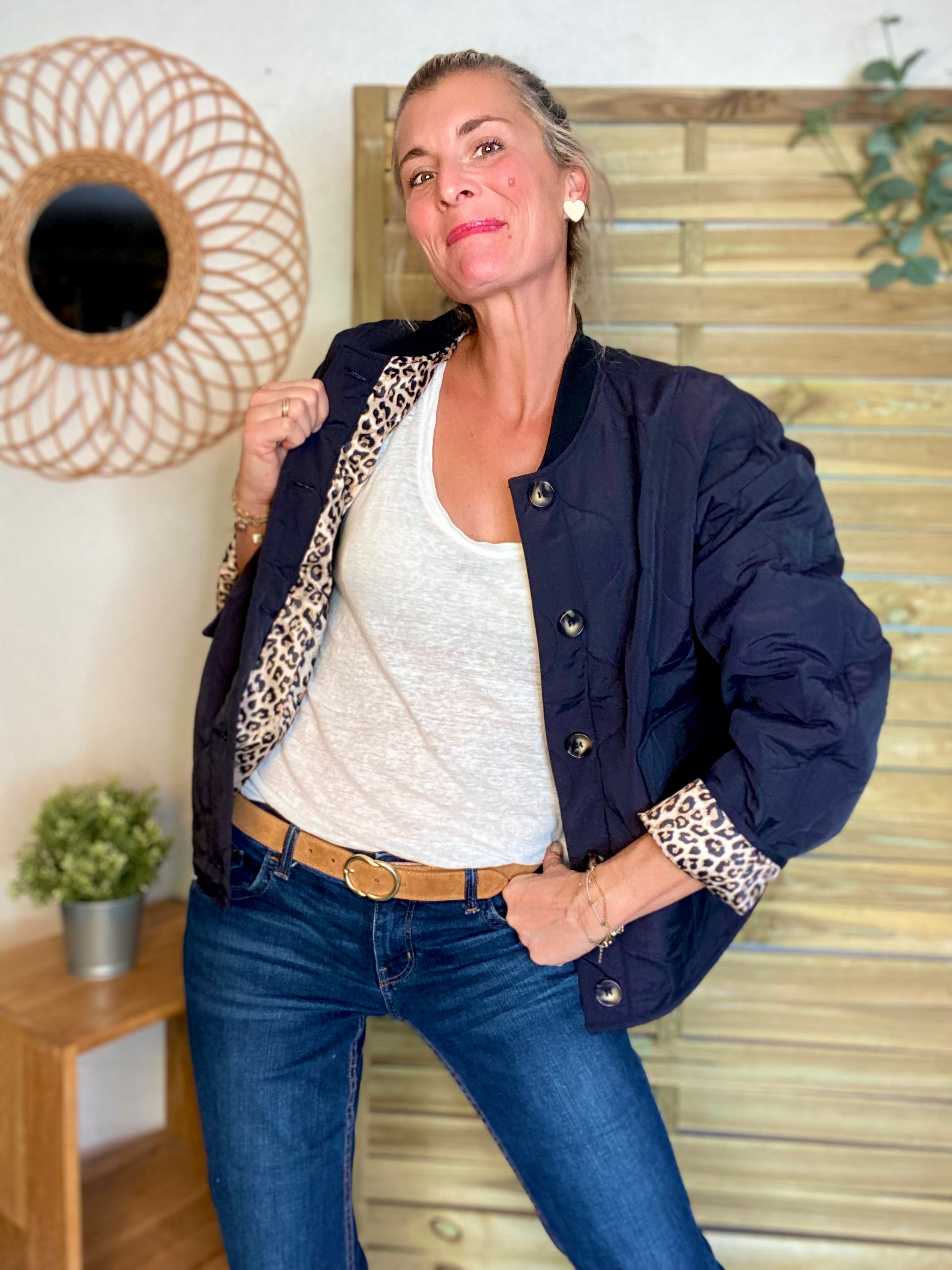 ⚡️ PÉPITES FRIDAY - Veste matelassée noir/léo HARPER