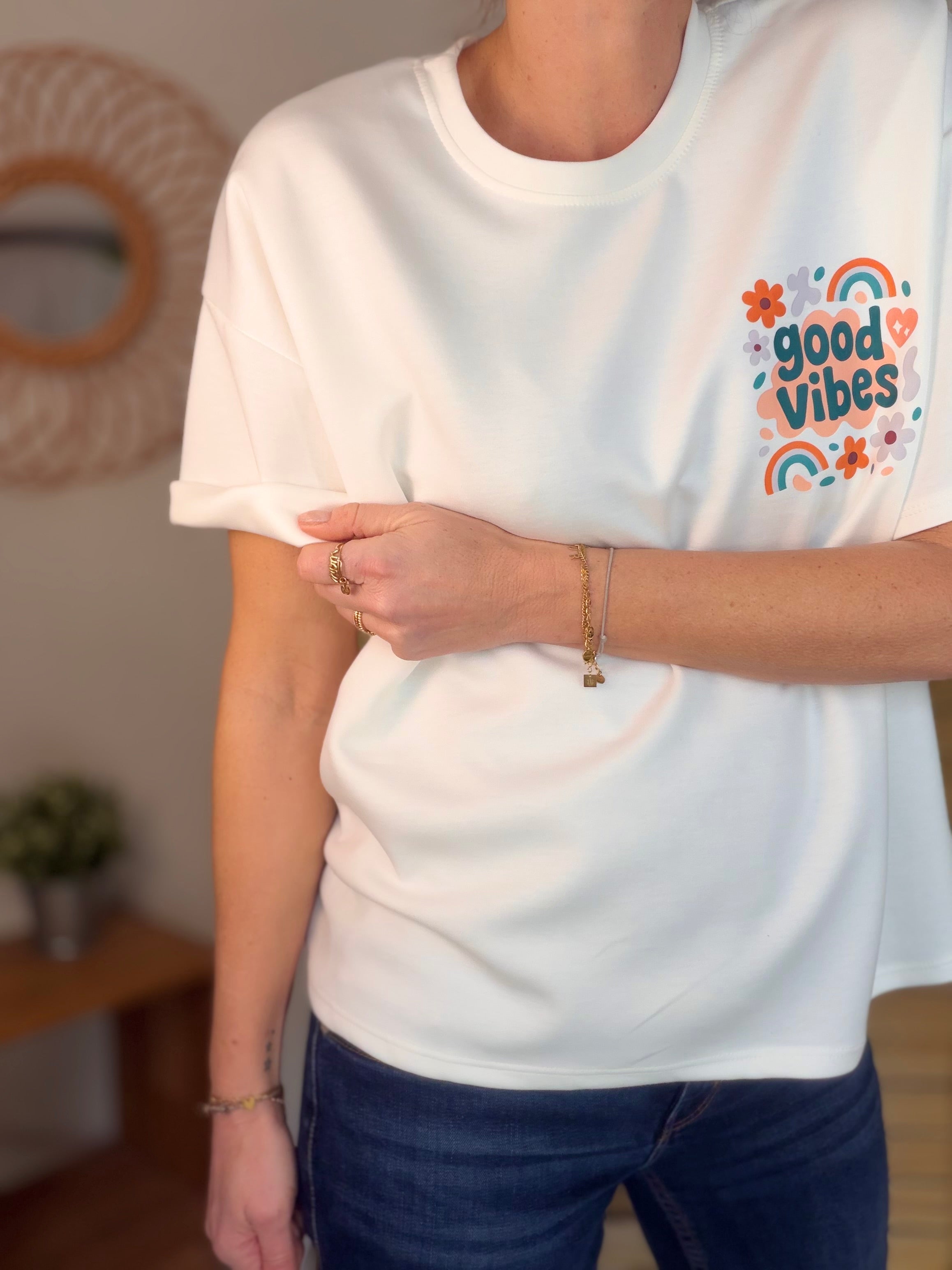 Tee shirt GOOD VIBES - THÉA