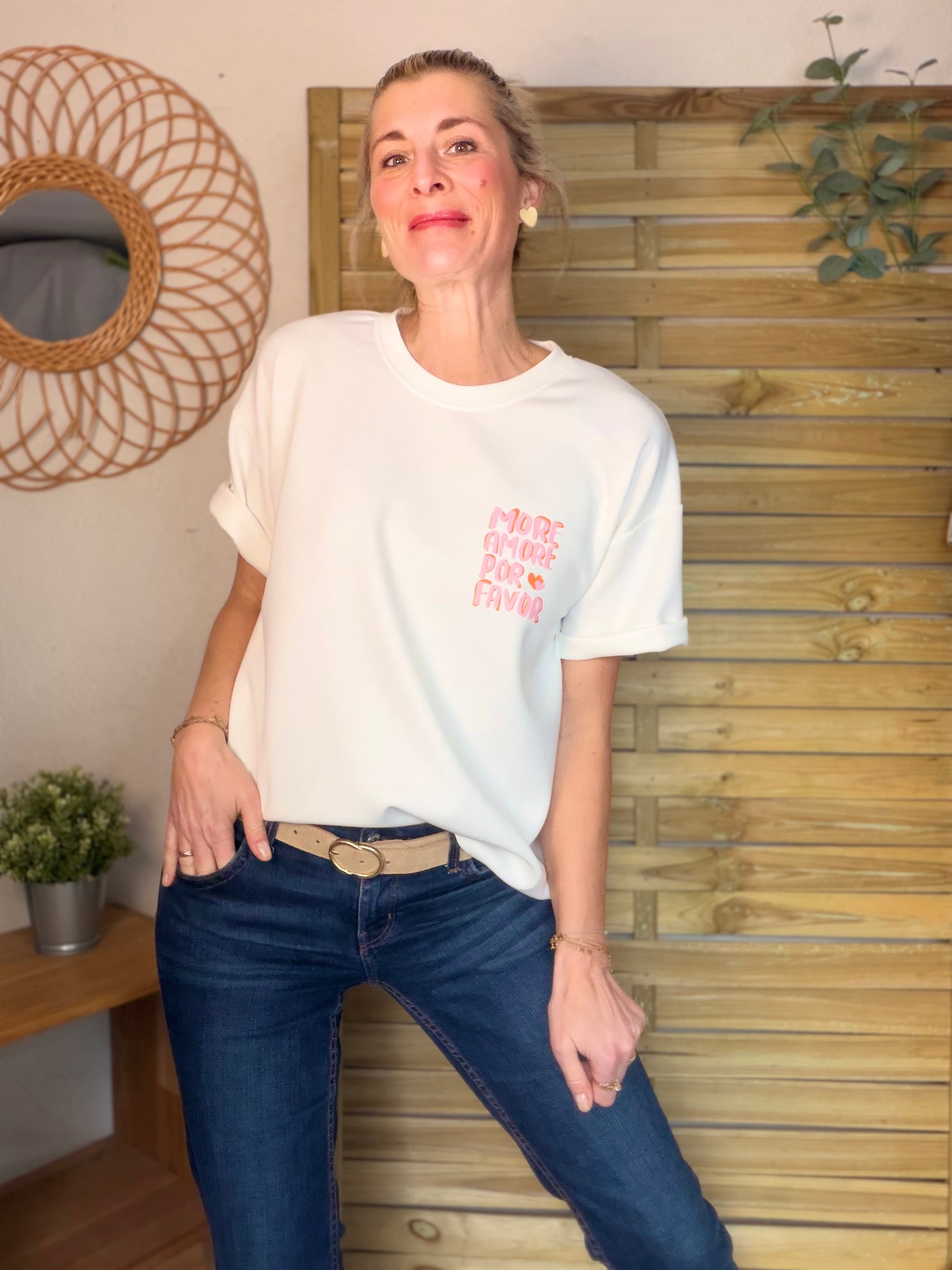 Tee shirt MORE AMOR - THÉA