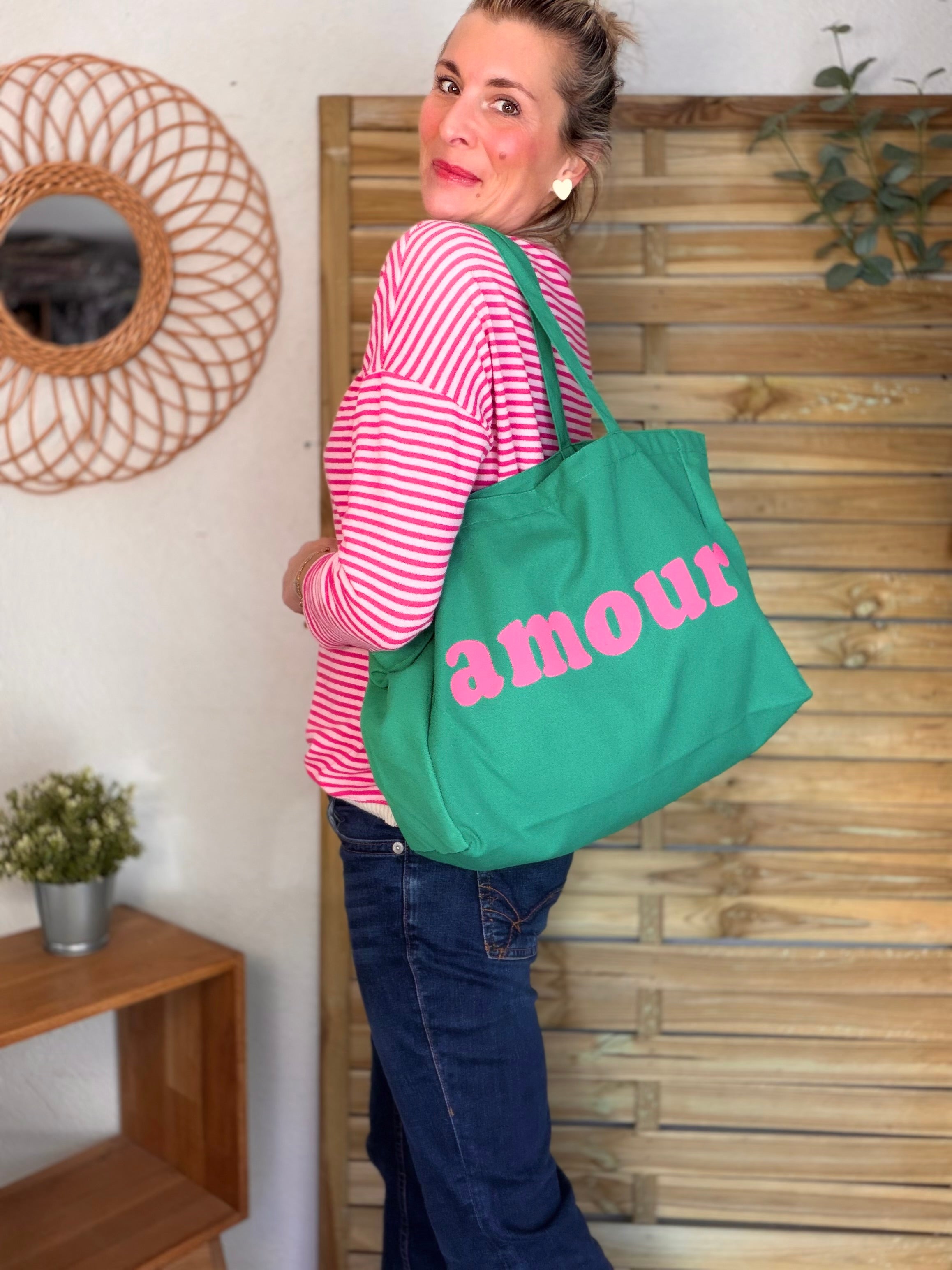 Grand cabas Tote bag amour BELLY