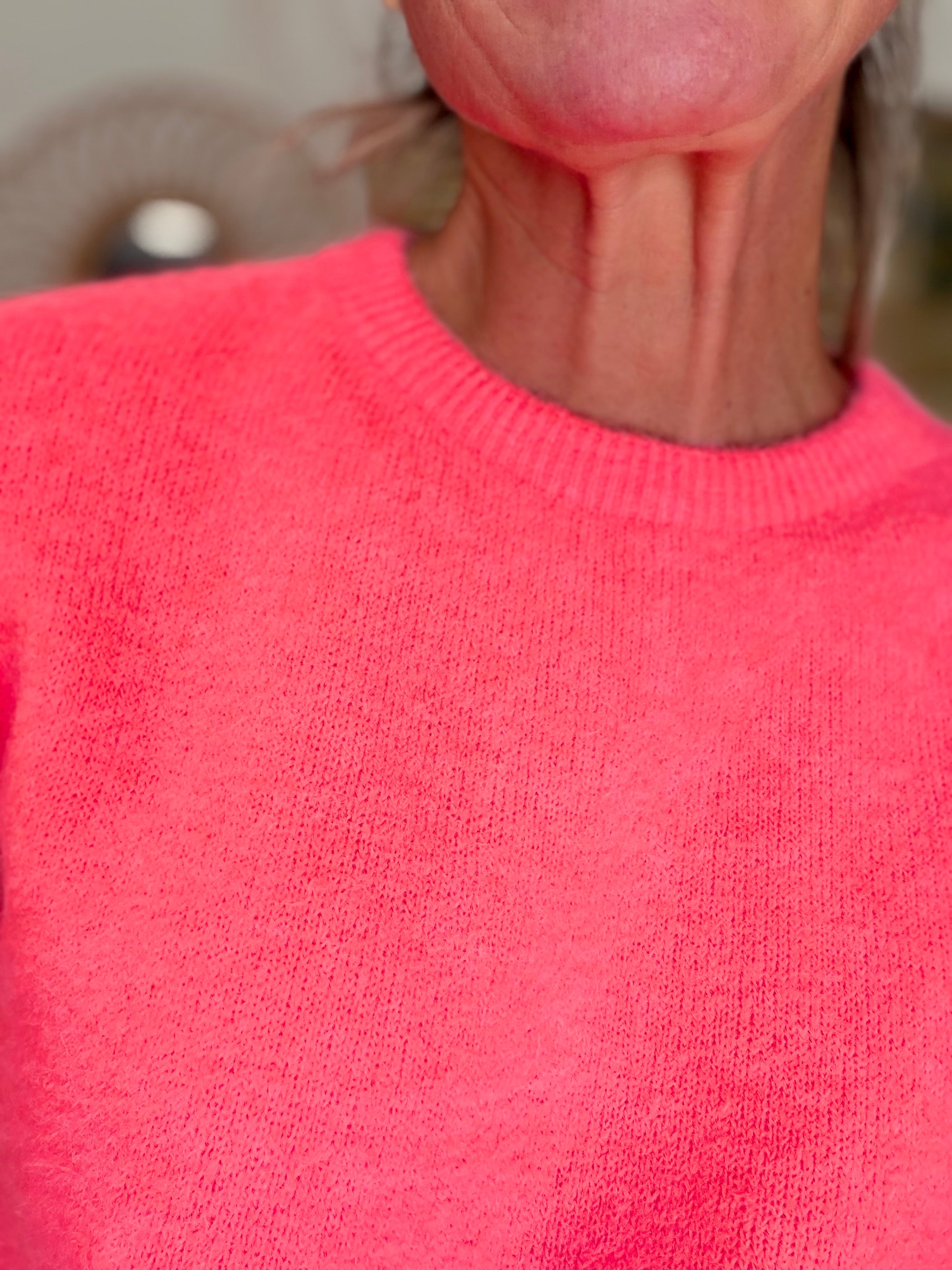 Pull laine et alpaga PEGGY - Corail