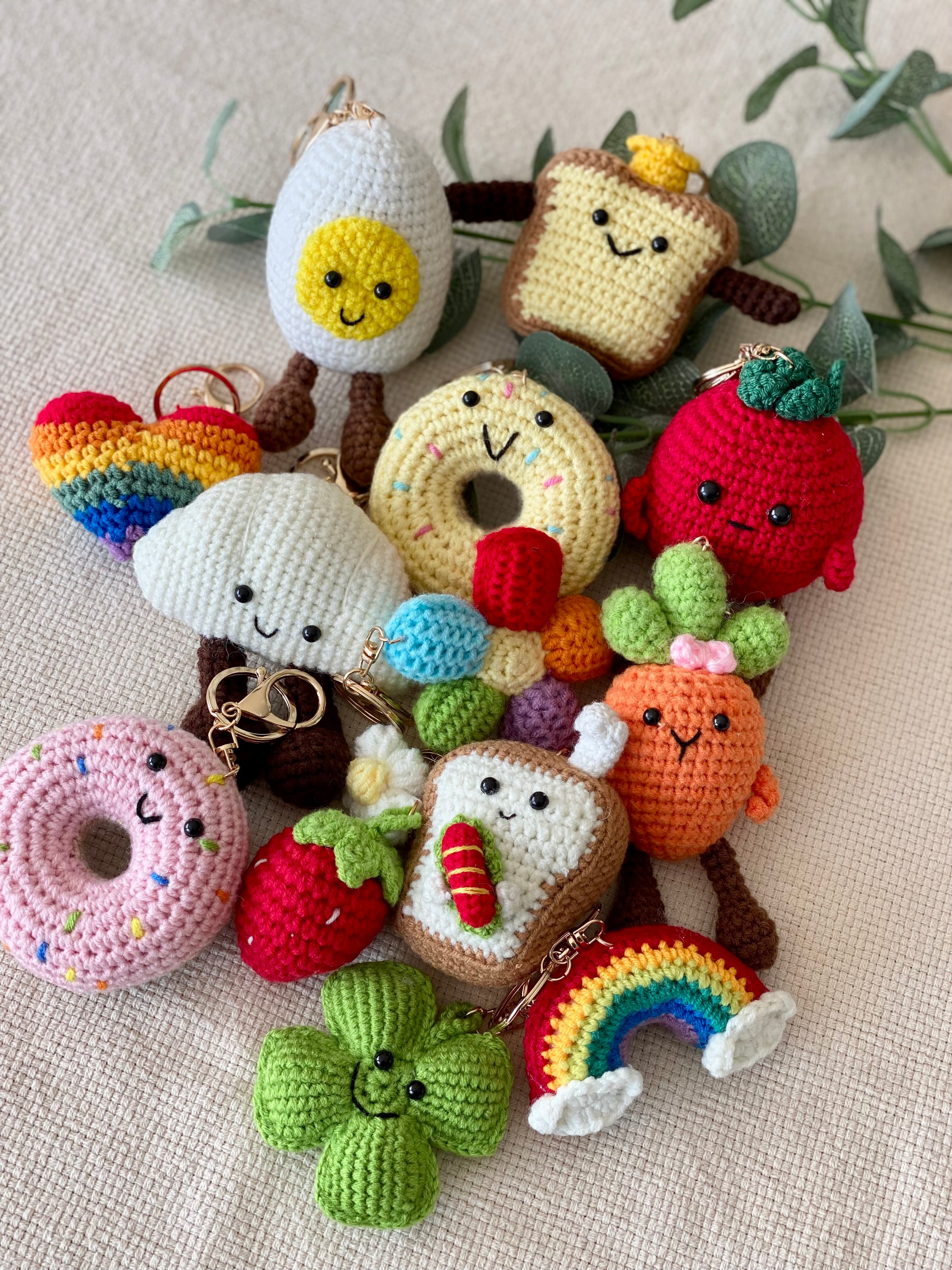 Porte-clefs Grigri en crochet ANATOLE