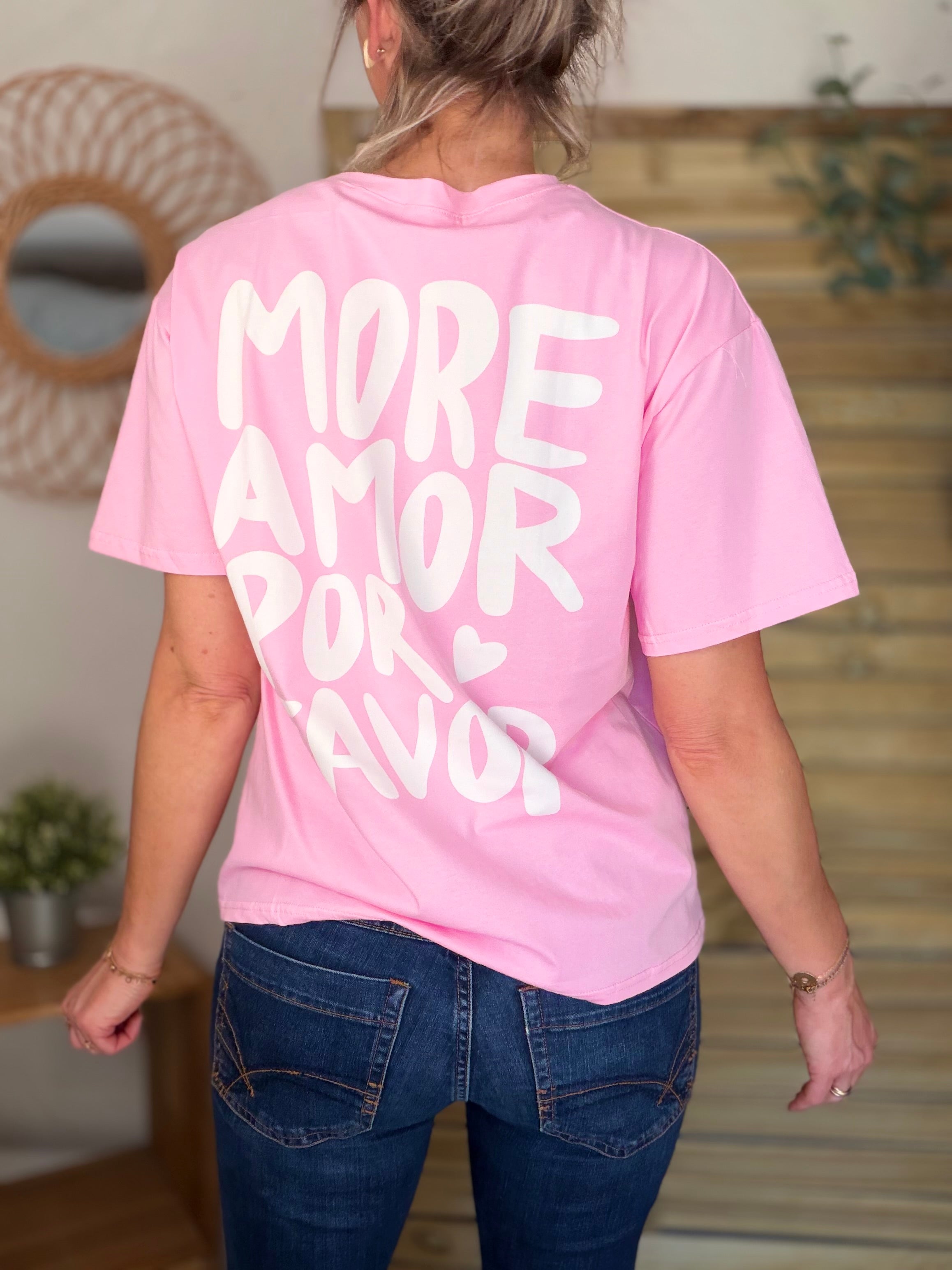Tee shirt MORE AMOR POR FAVOR - RITA Rose