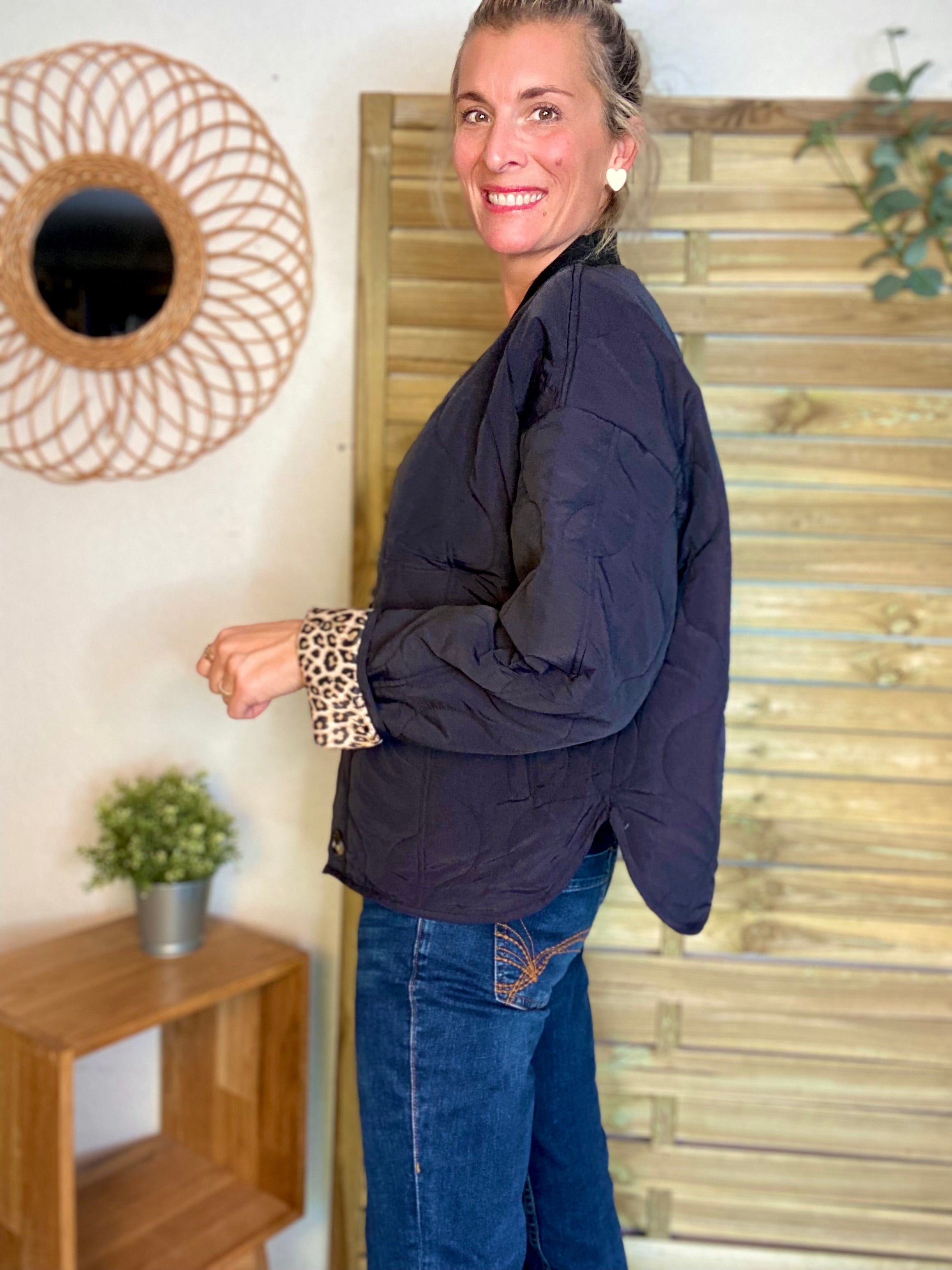 ⚡️ PÉPITES FRIDAY - Veste matelassée noir/léo HARPER