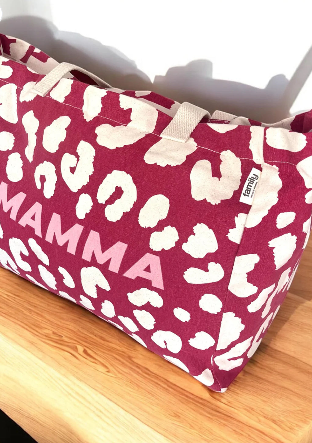 Sac cabas MAMMA Léopard - FAMILY IMPACT STORIES
