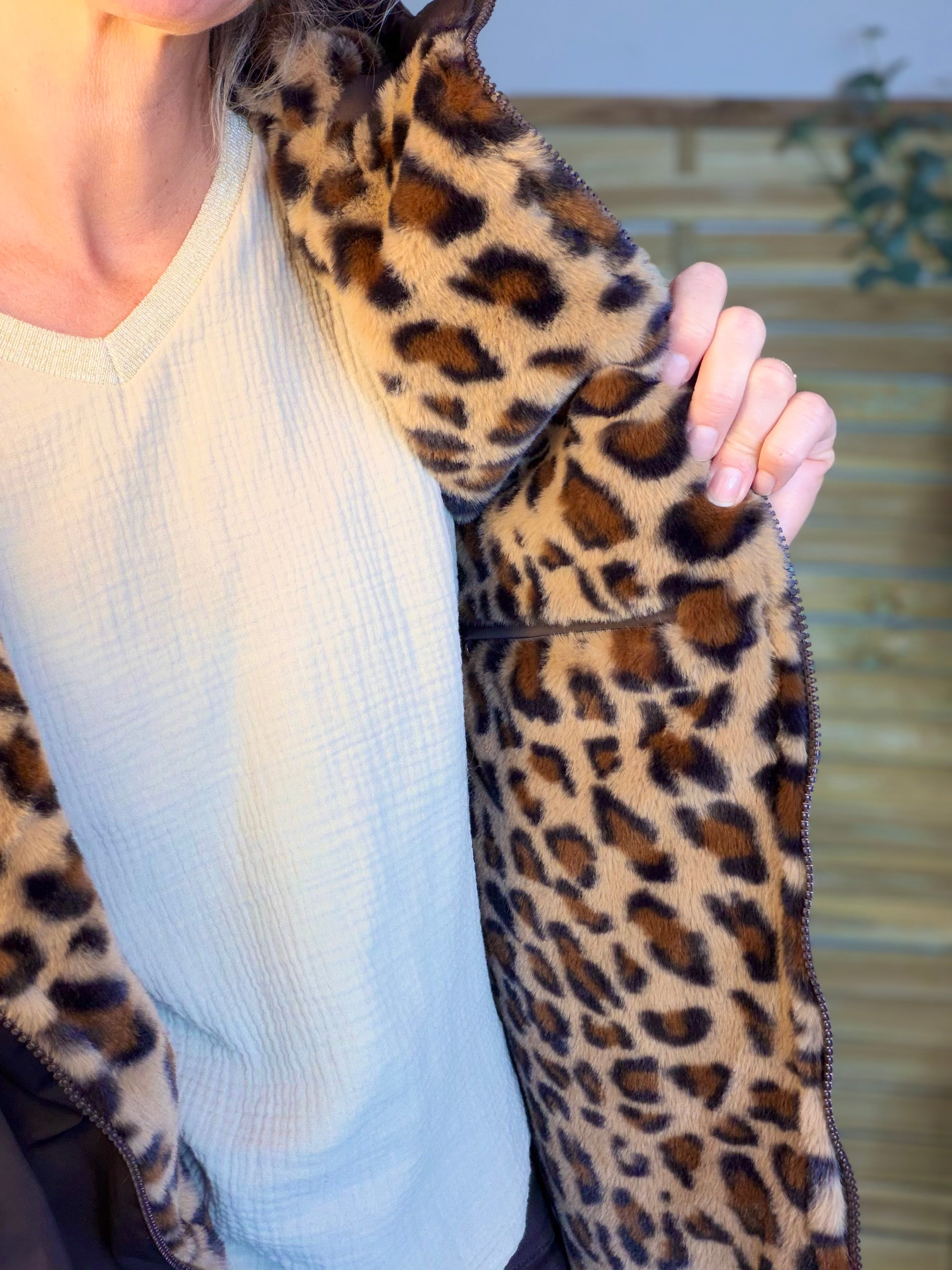 Parka déperlante fourrée Léo ALBANE -  Chocolat