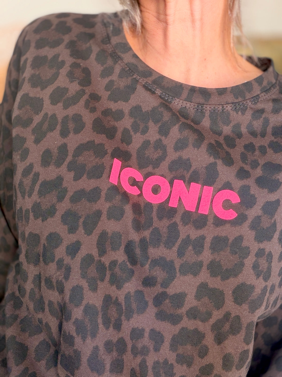 Sweat ICONIC léger 100% coton FAUSTINE Léo choco (taille 34 à 46) (Copie)