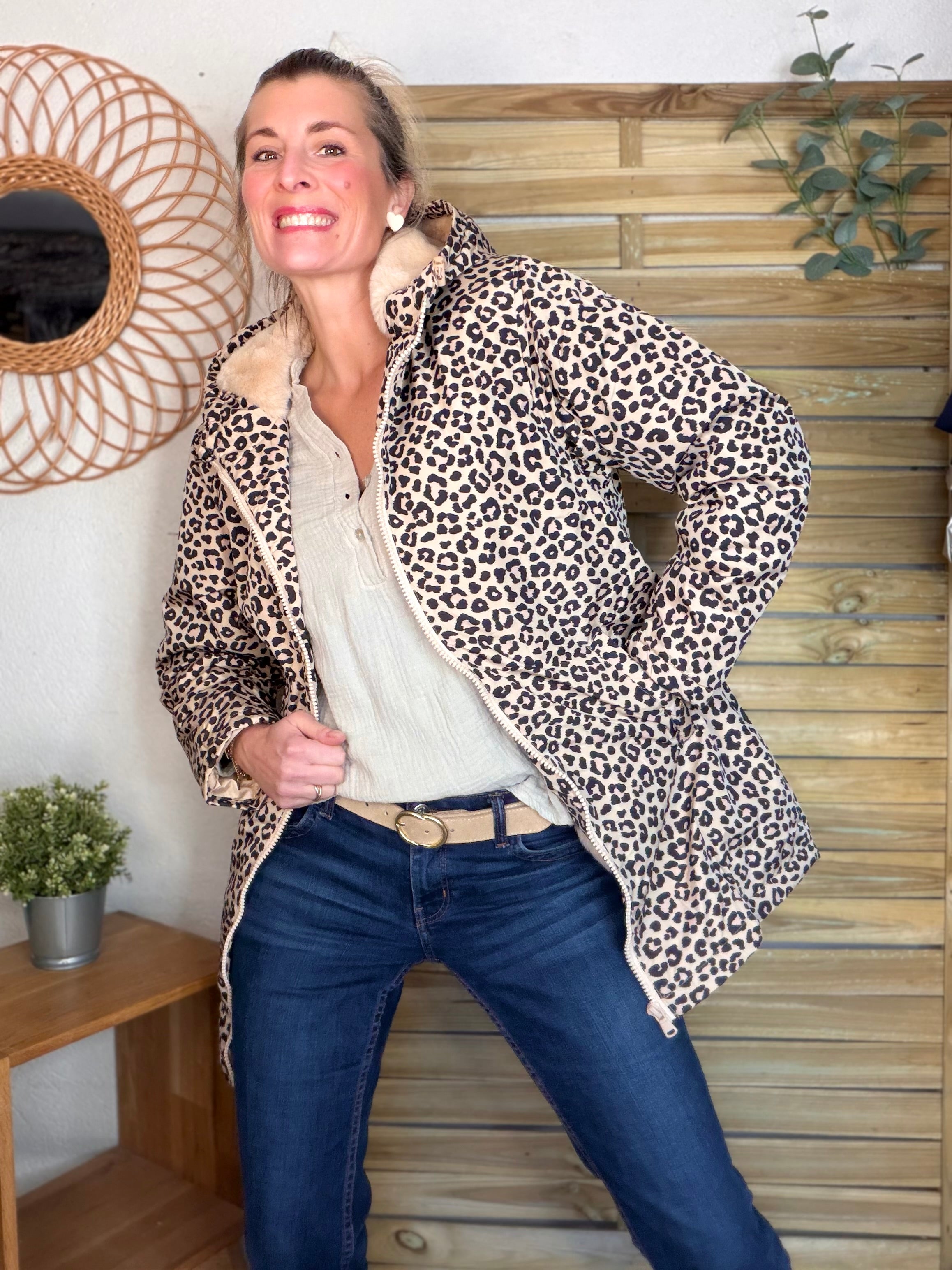 ⚡️ ARRIVAGE - Parka Imperméable fourré ALICE - Léo beige