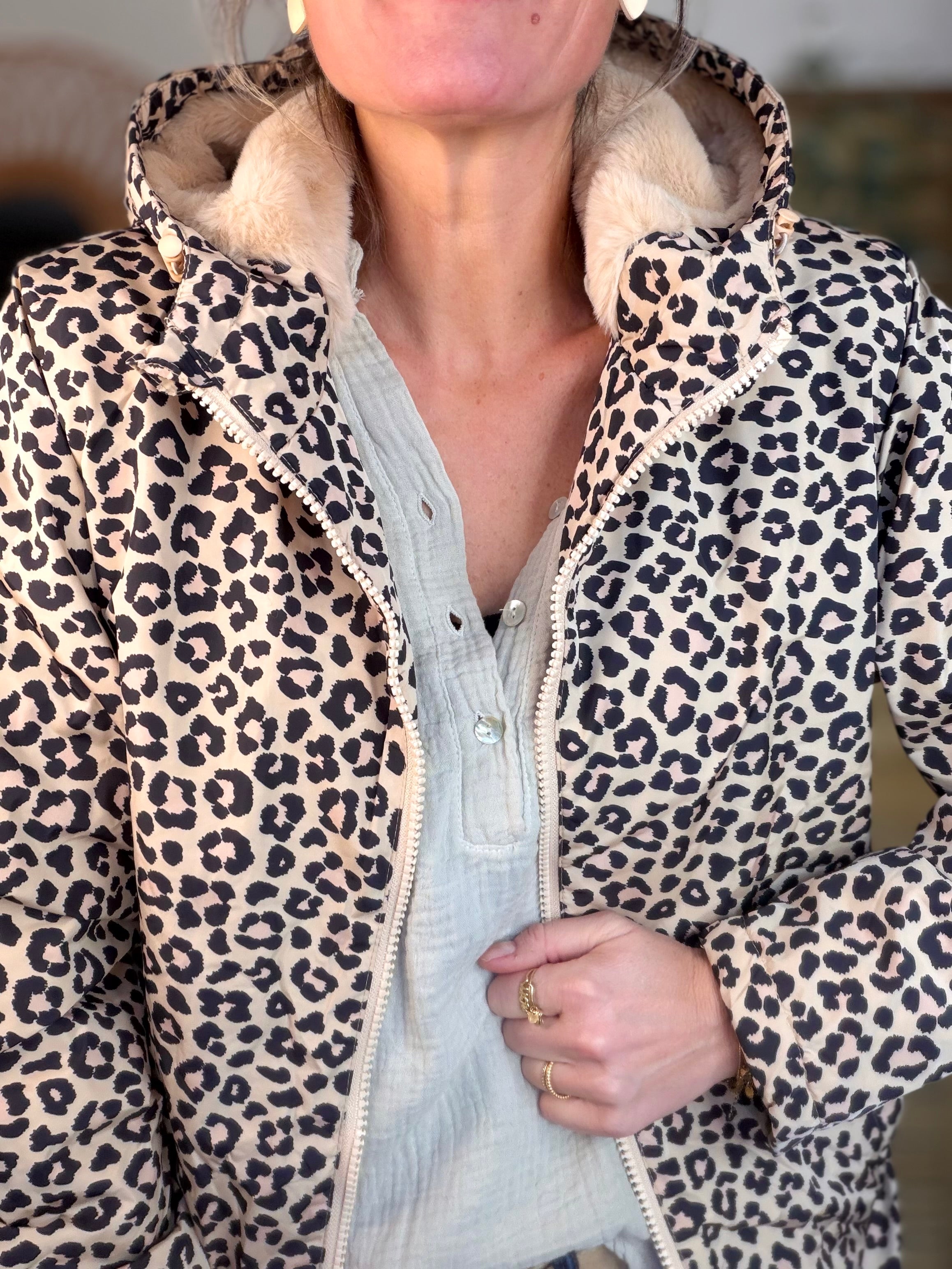 ⚡️ ARRIVAGE - Parka Imperméable fourré ALICE - Léo beige