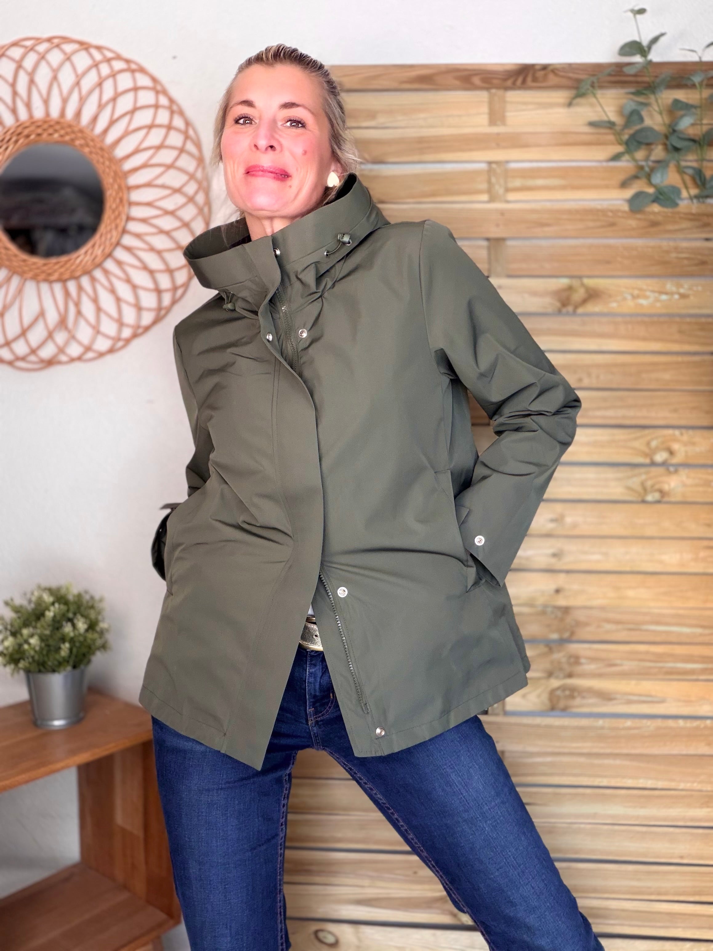 Imperméable LAURENCE mi-long - Kaki