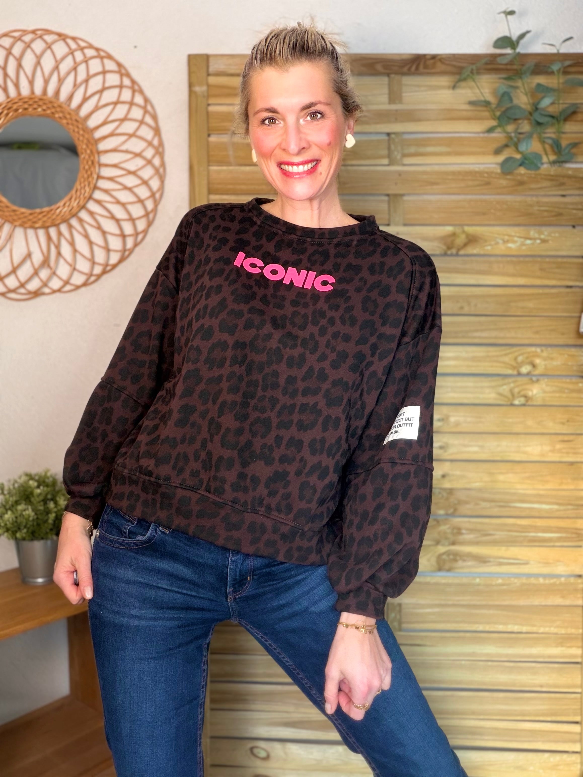 Sweat Léo Choco ICONIC NINON