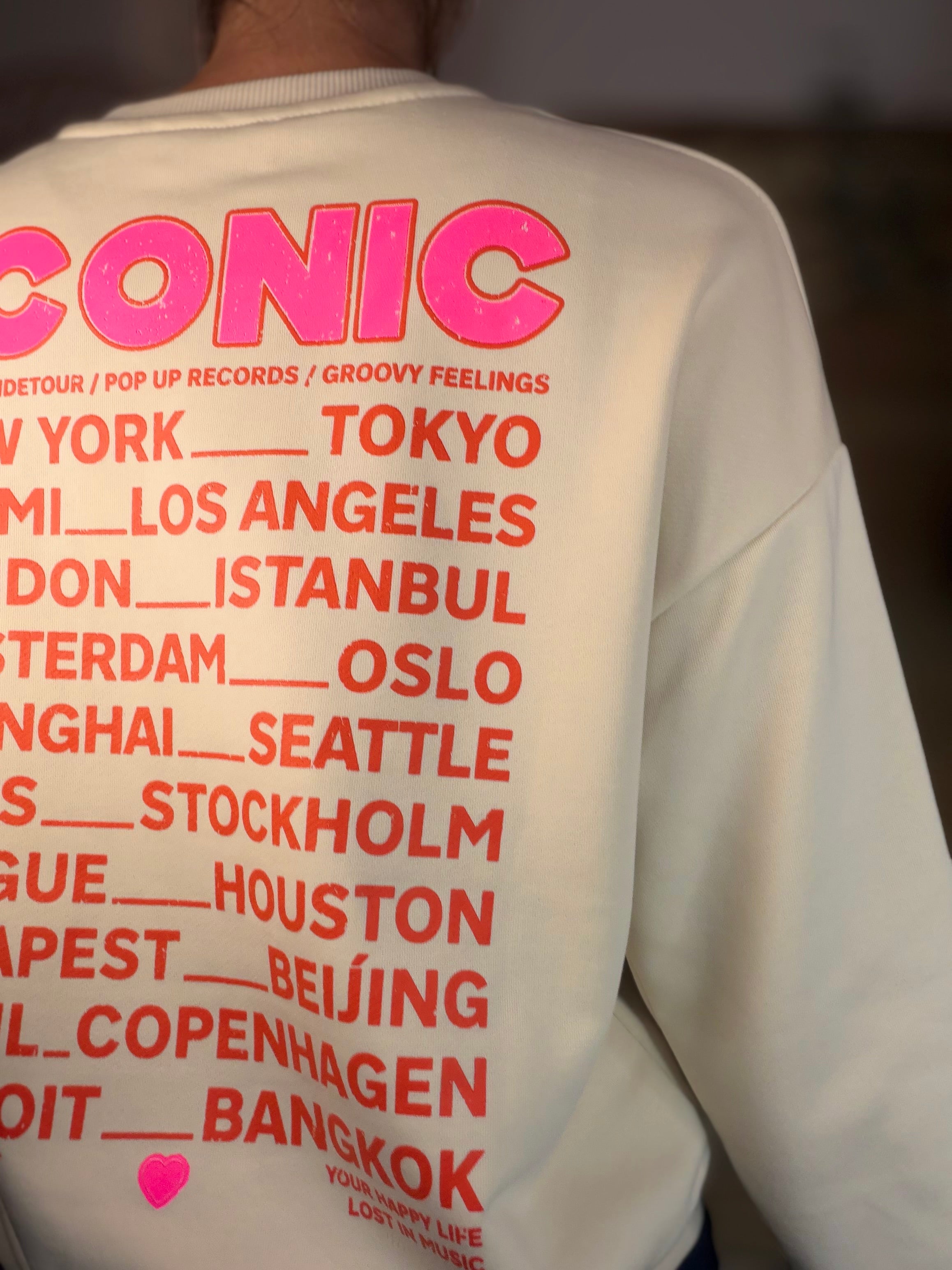 Sweat ICONIC COLINE - Jaune clair