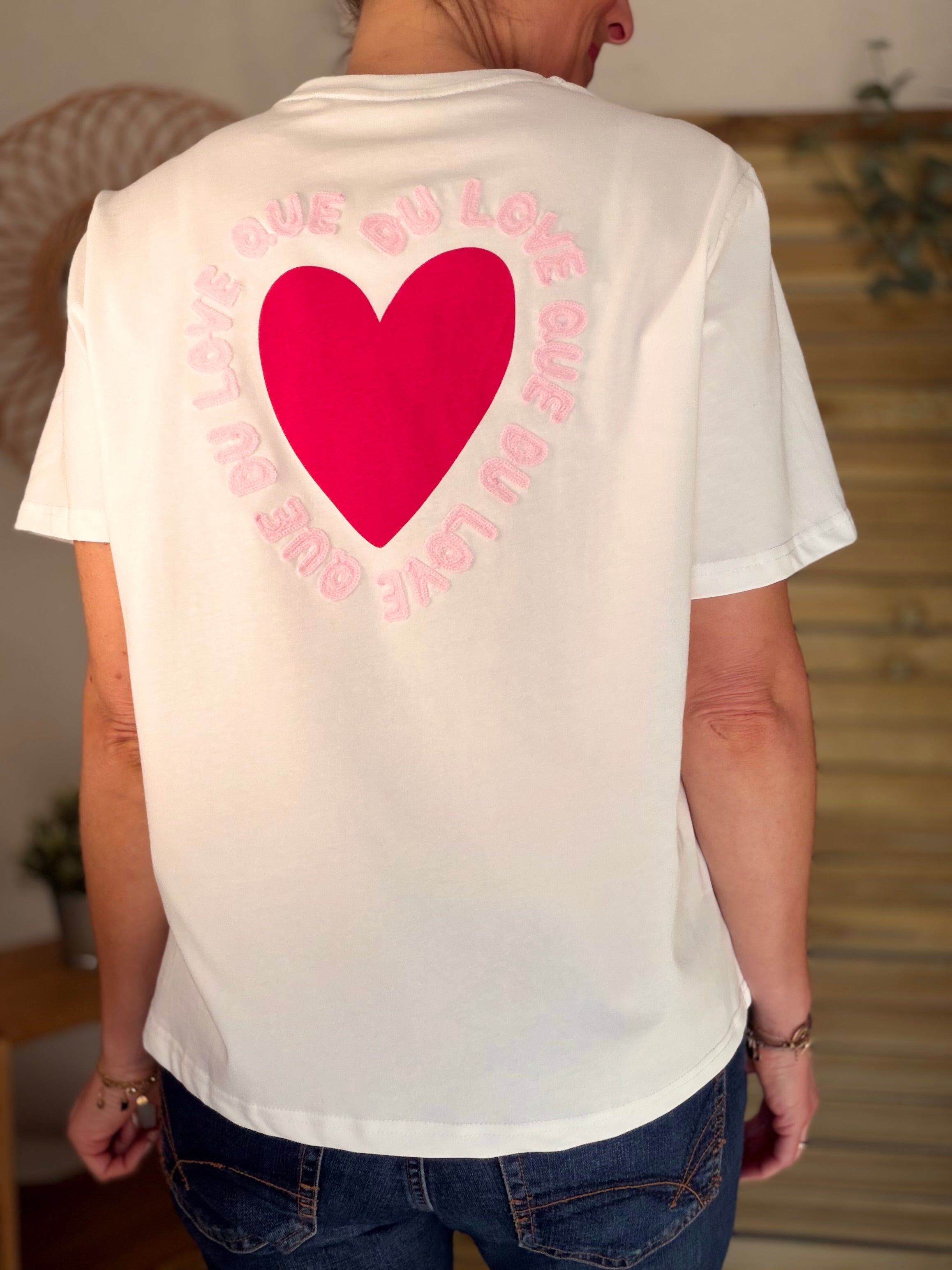 Tee shirt QUE DU LOVE - MORAG