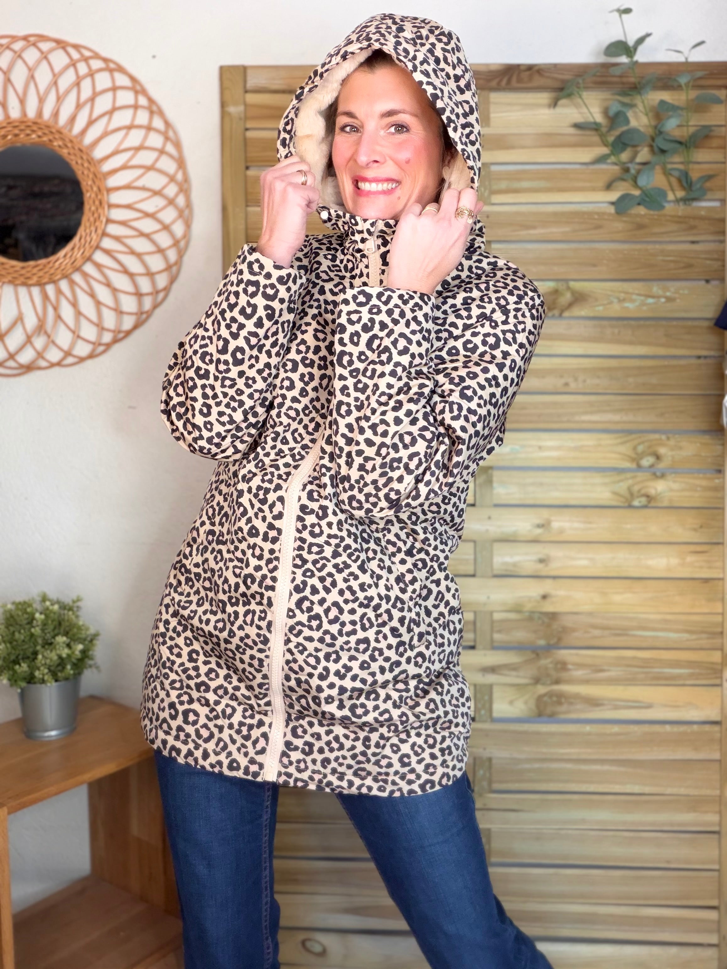 ⚡️ ARRIVAGE - Parka Imperméable fourré ALICE - Léo beige