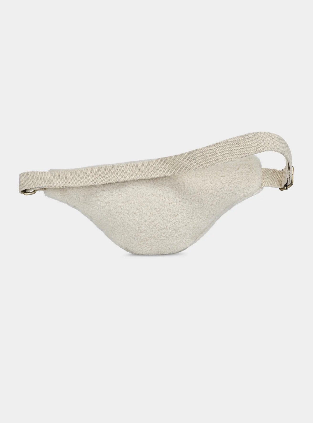 Sac banane HINDBAG Olivia Teddy arctique (moumoute)