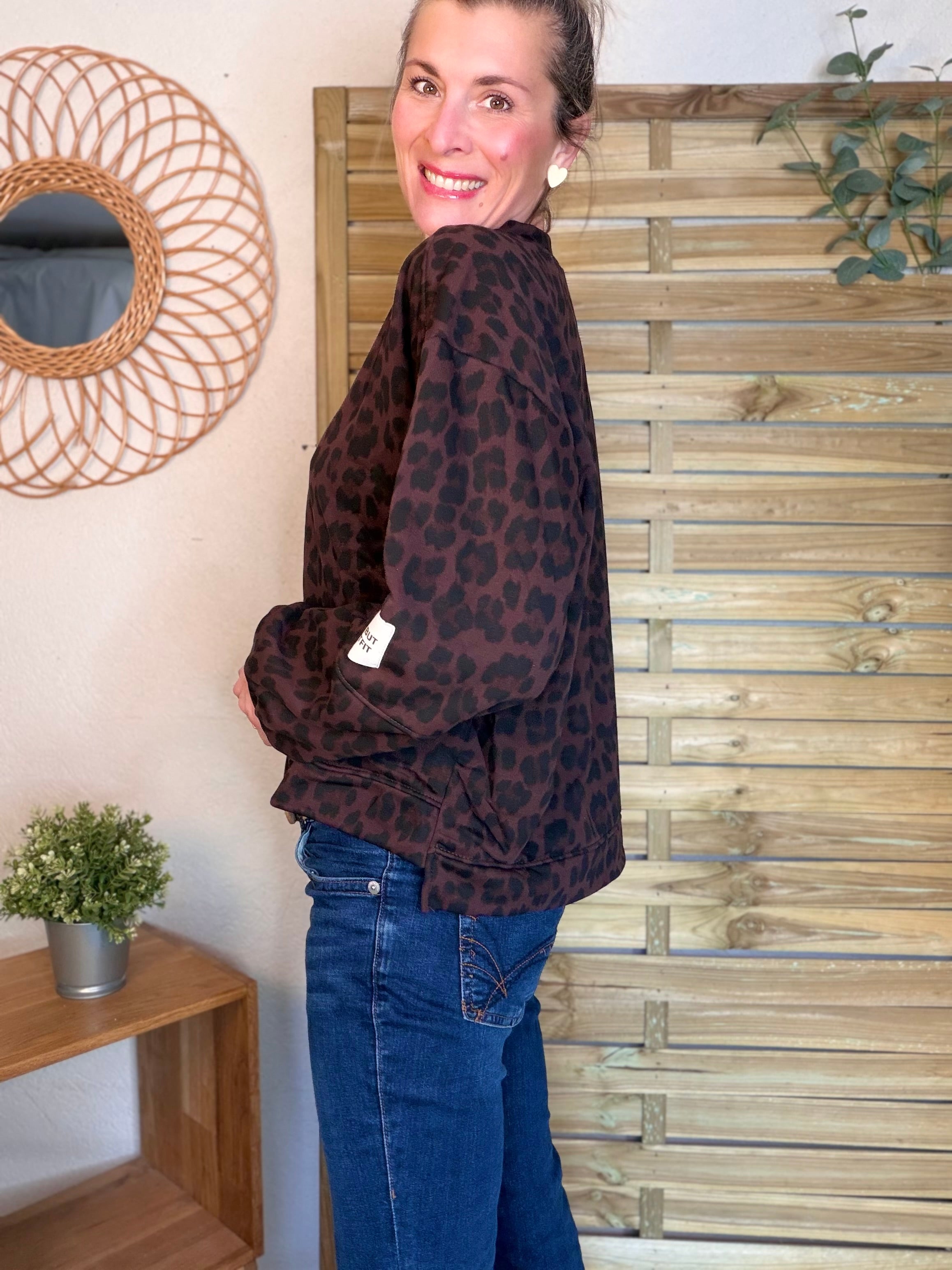 Sweat Léo Choco MAELLE