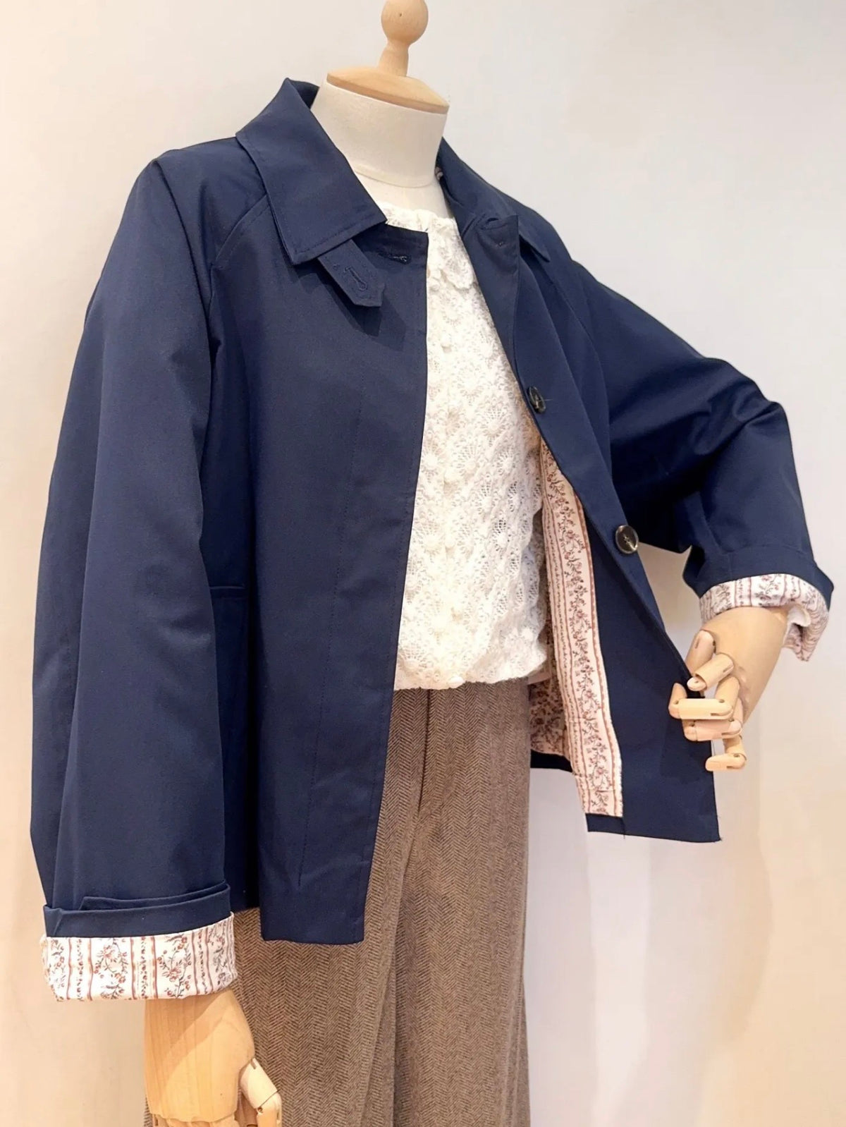 Veste Trench avec Liberty - MADELEINE Bleu marine