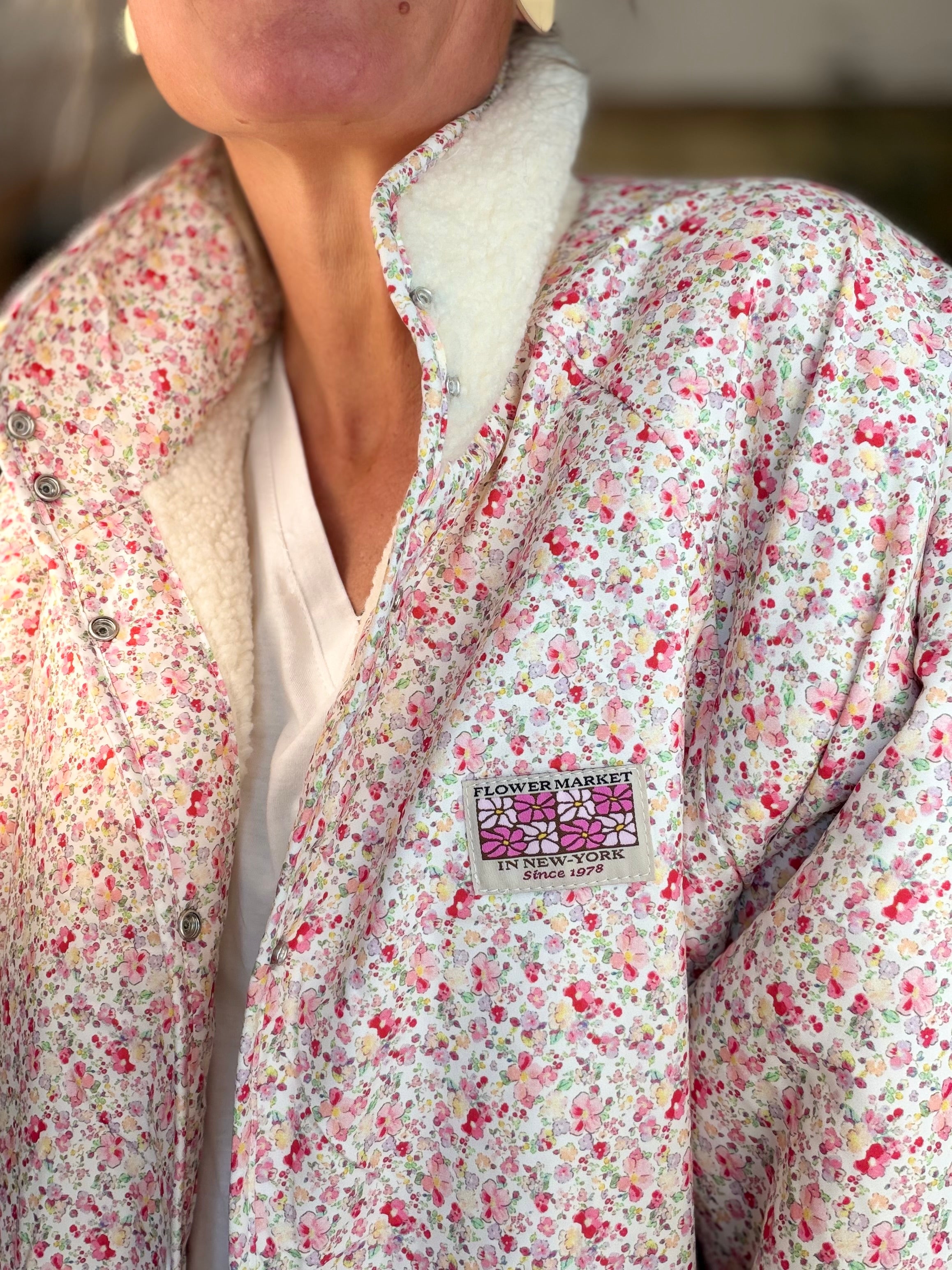 Veste réversible Sherpa ODETTE Liberty / Écru