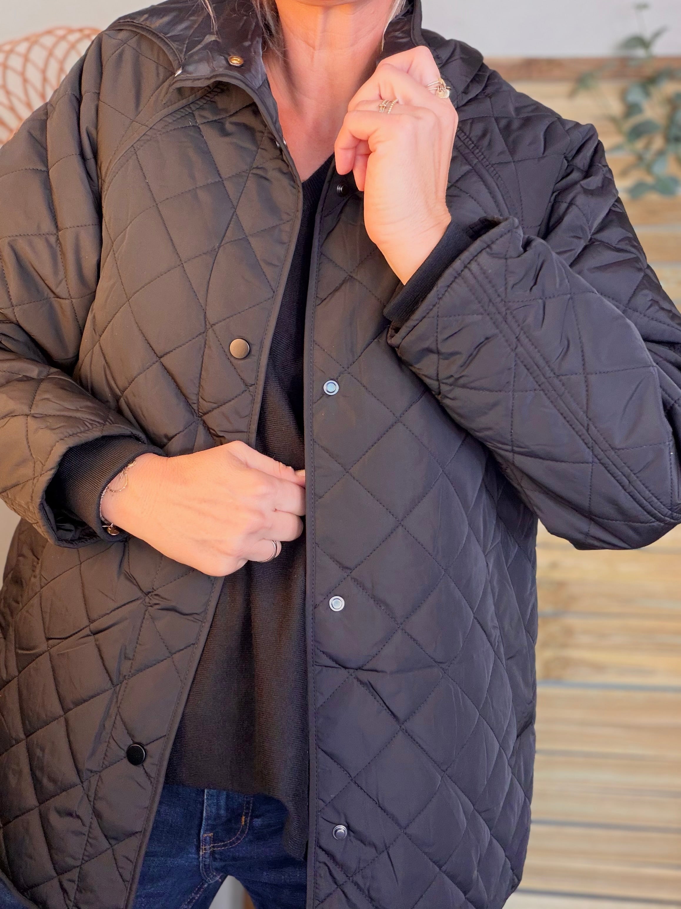 ⚡️ PÉPITES FRIDAY - Veste matelassée noir JASPER