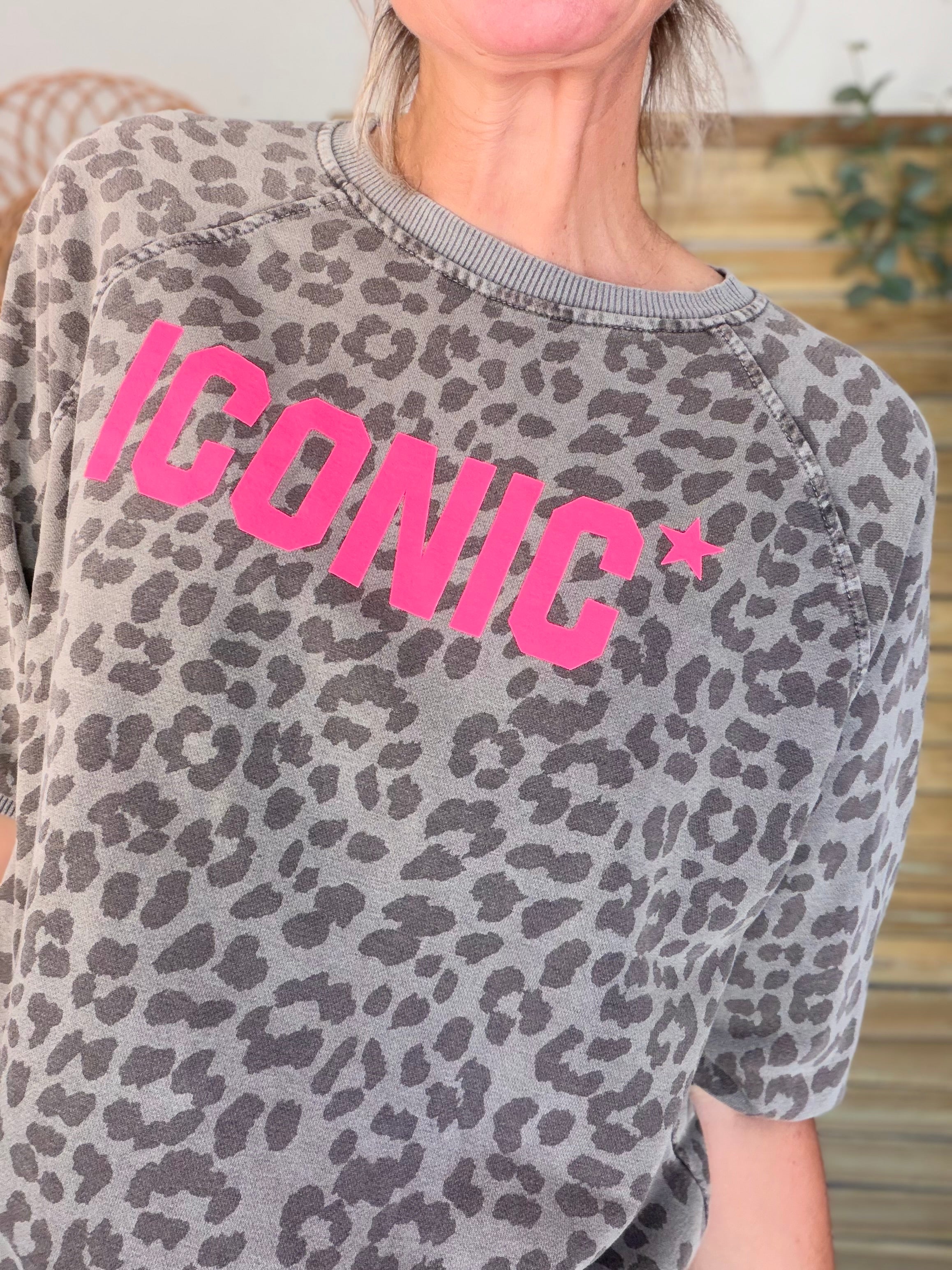 Sweat ICONIC Léo - ANGELA Gris