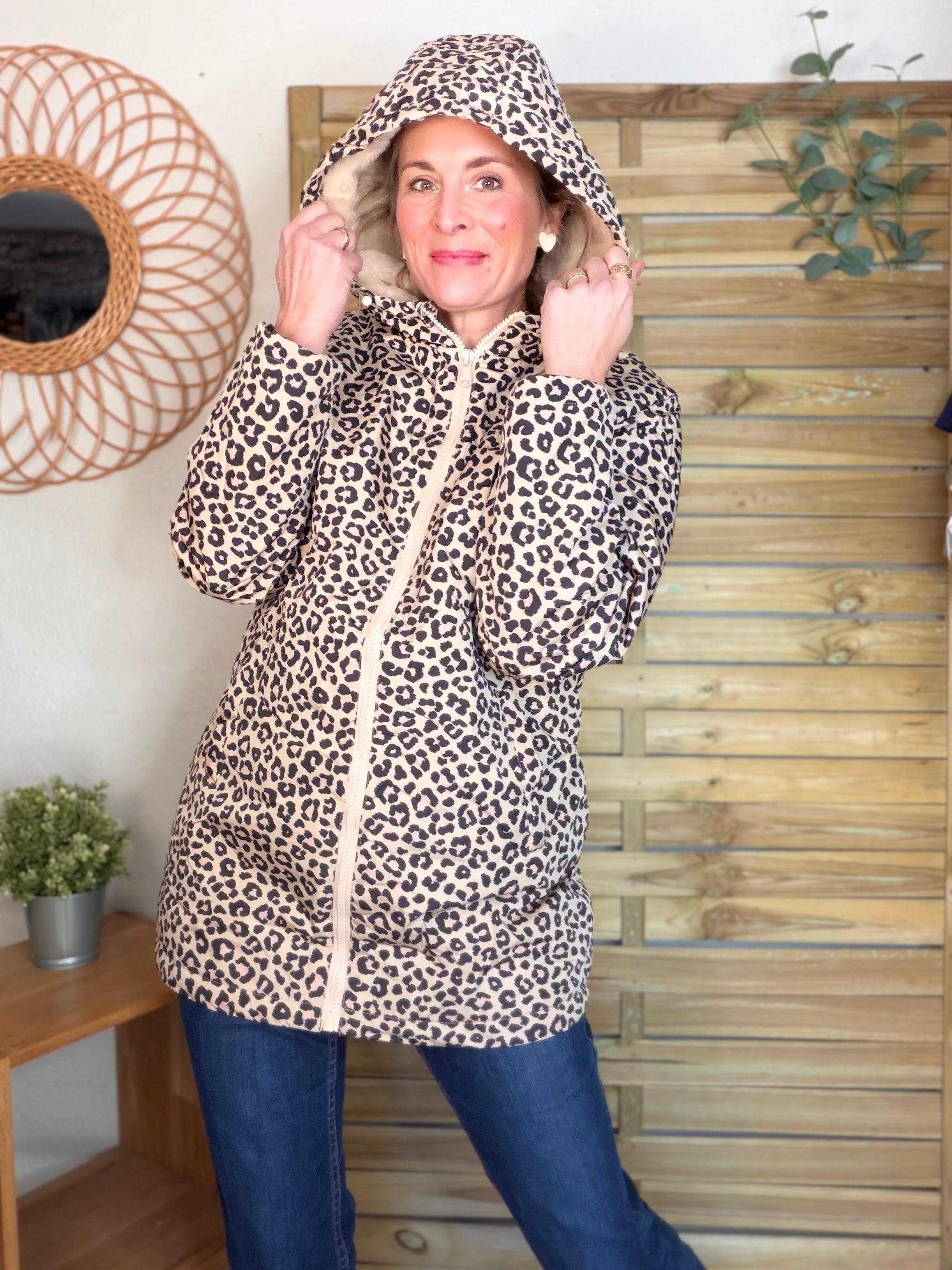 ⚡️ ARRIVAGE - Parka Imperméable fourré ALICE - Léo beige