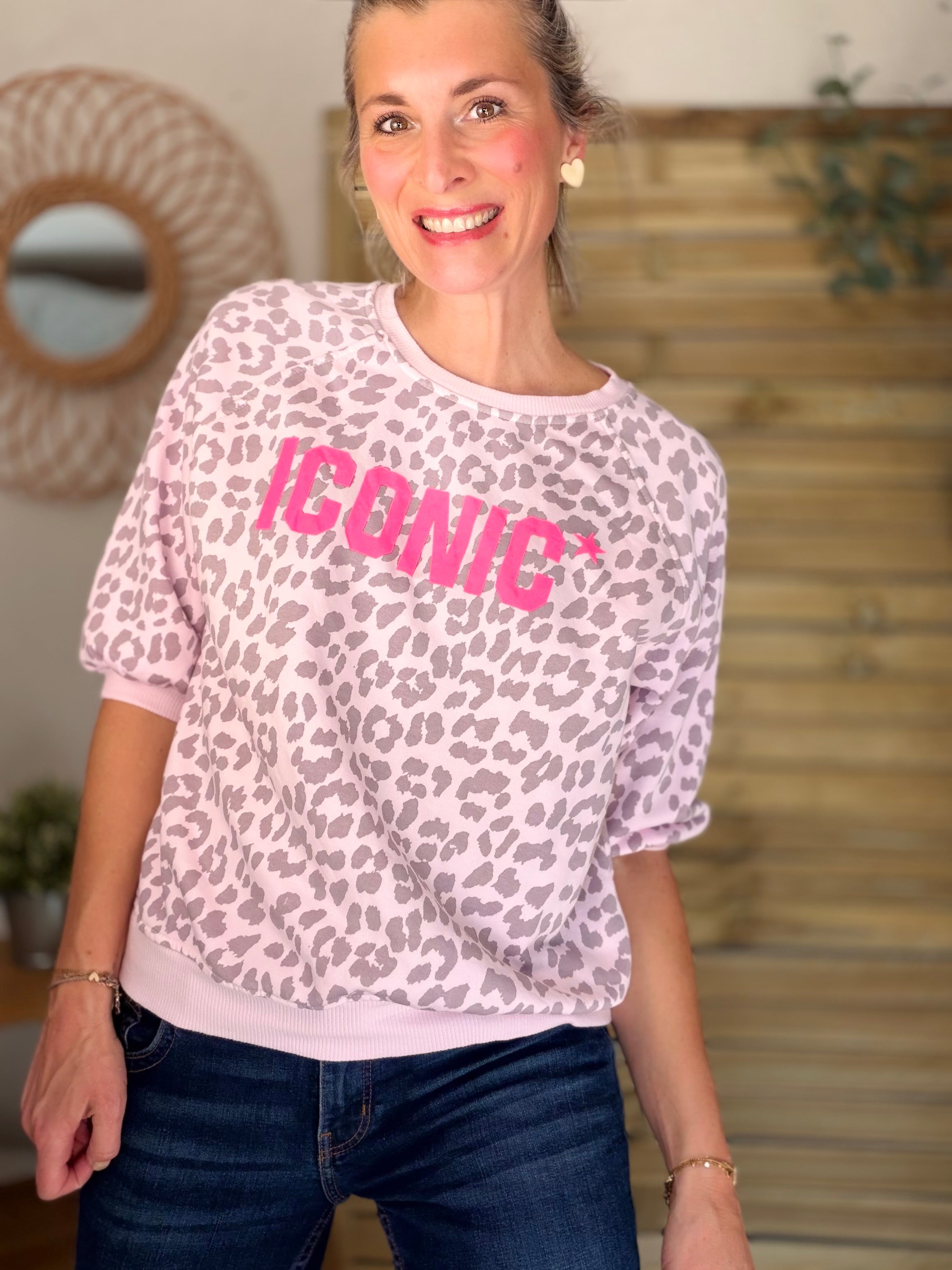 Sweat ICONIC Léo - ANGELA Rose