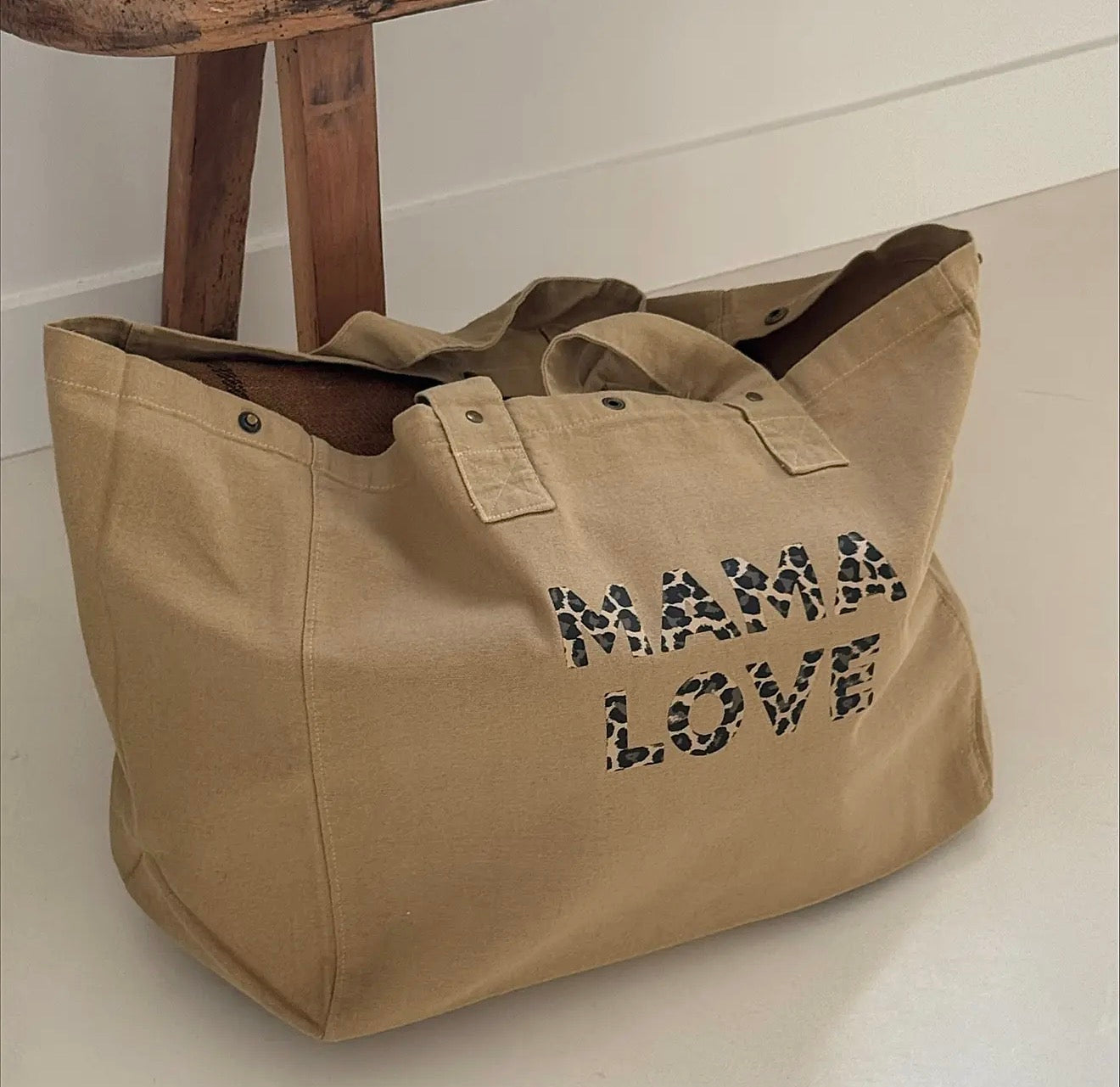 Sac week end MAMA LOVE Sable - Marcel et Lily