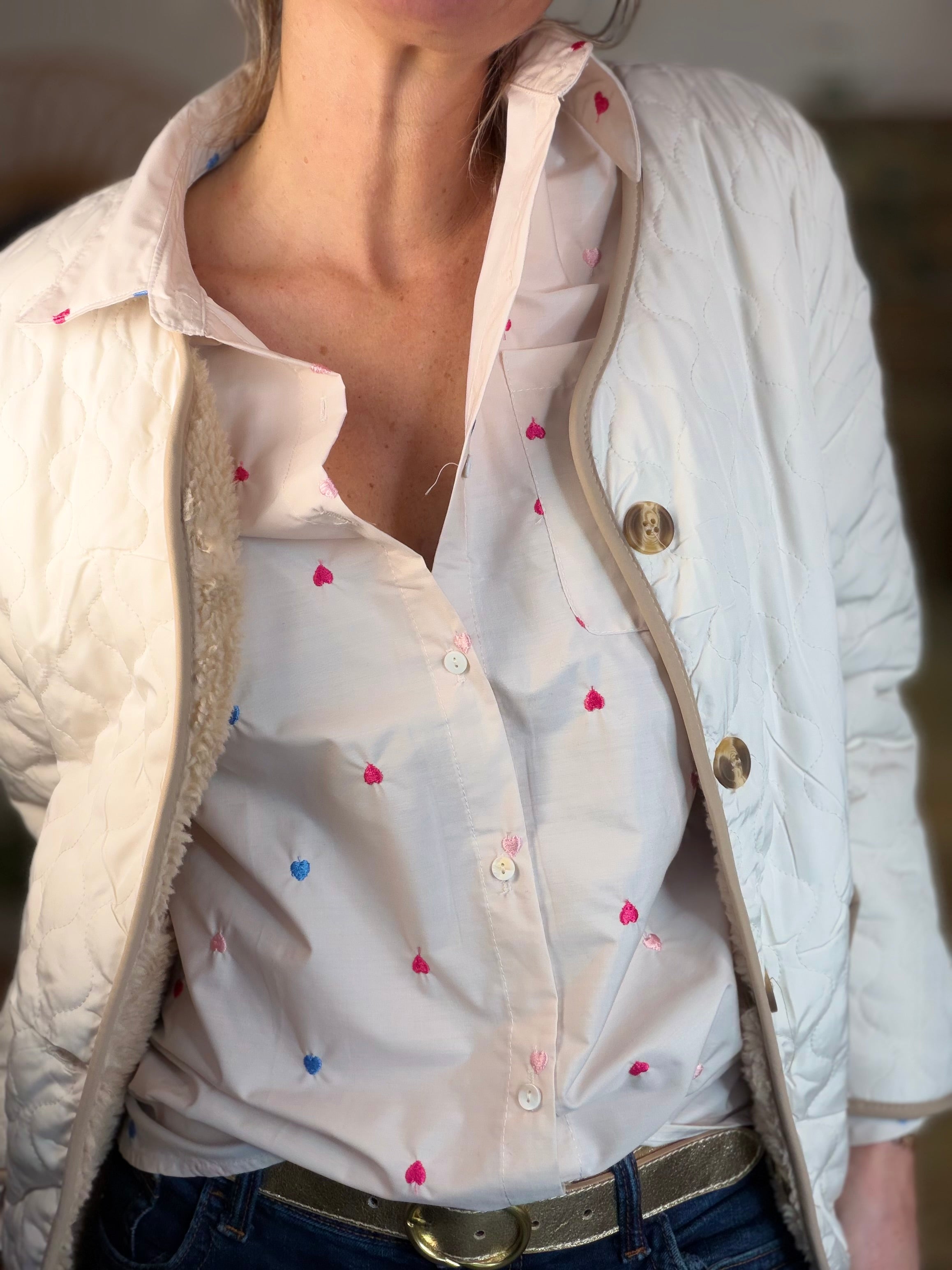 ⚡️ ARRIVAGE - Veste matelassée réversible Sherpa NOÉMIE Beige