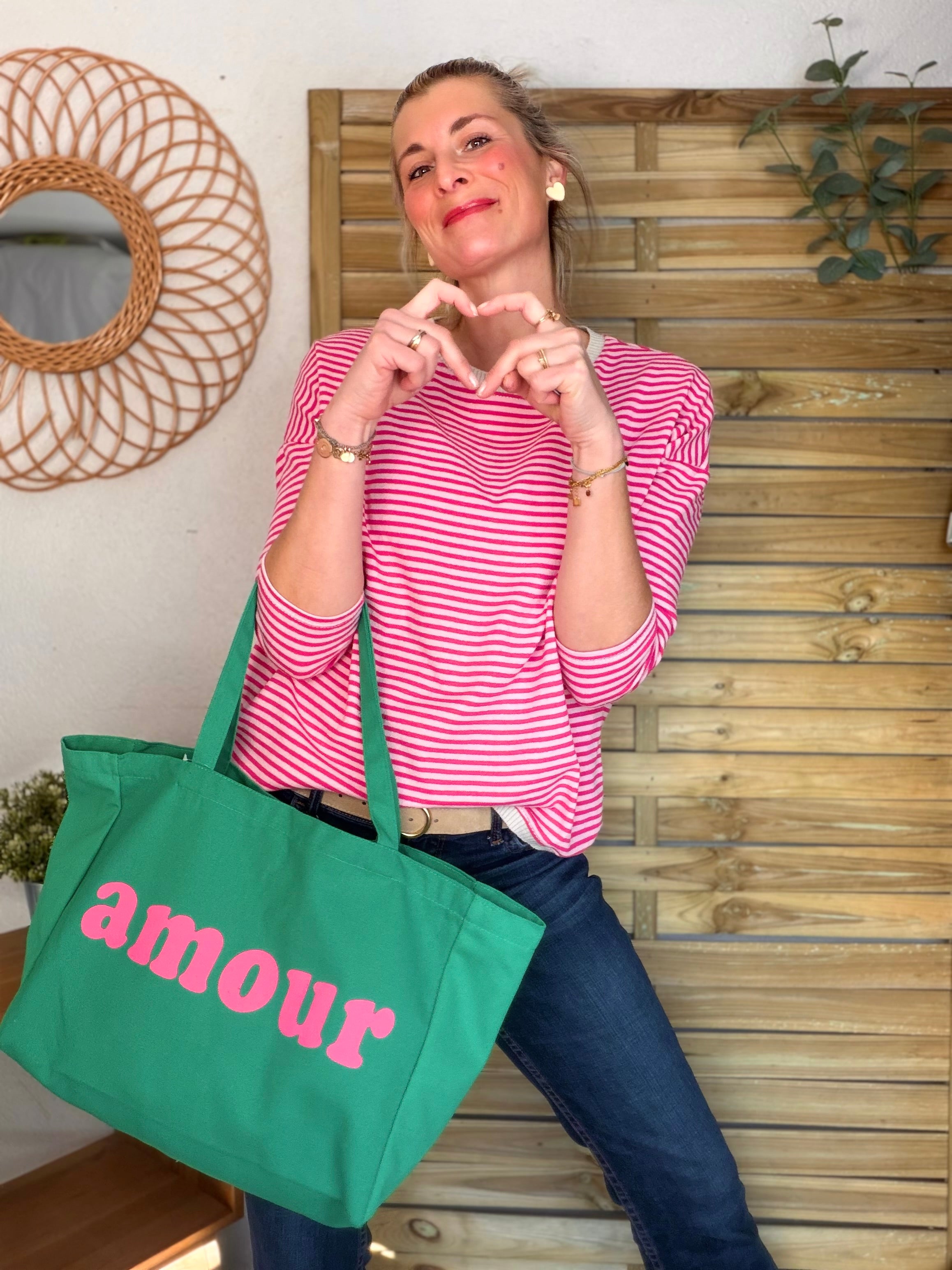 Grand Tote bag amour BELLY