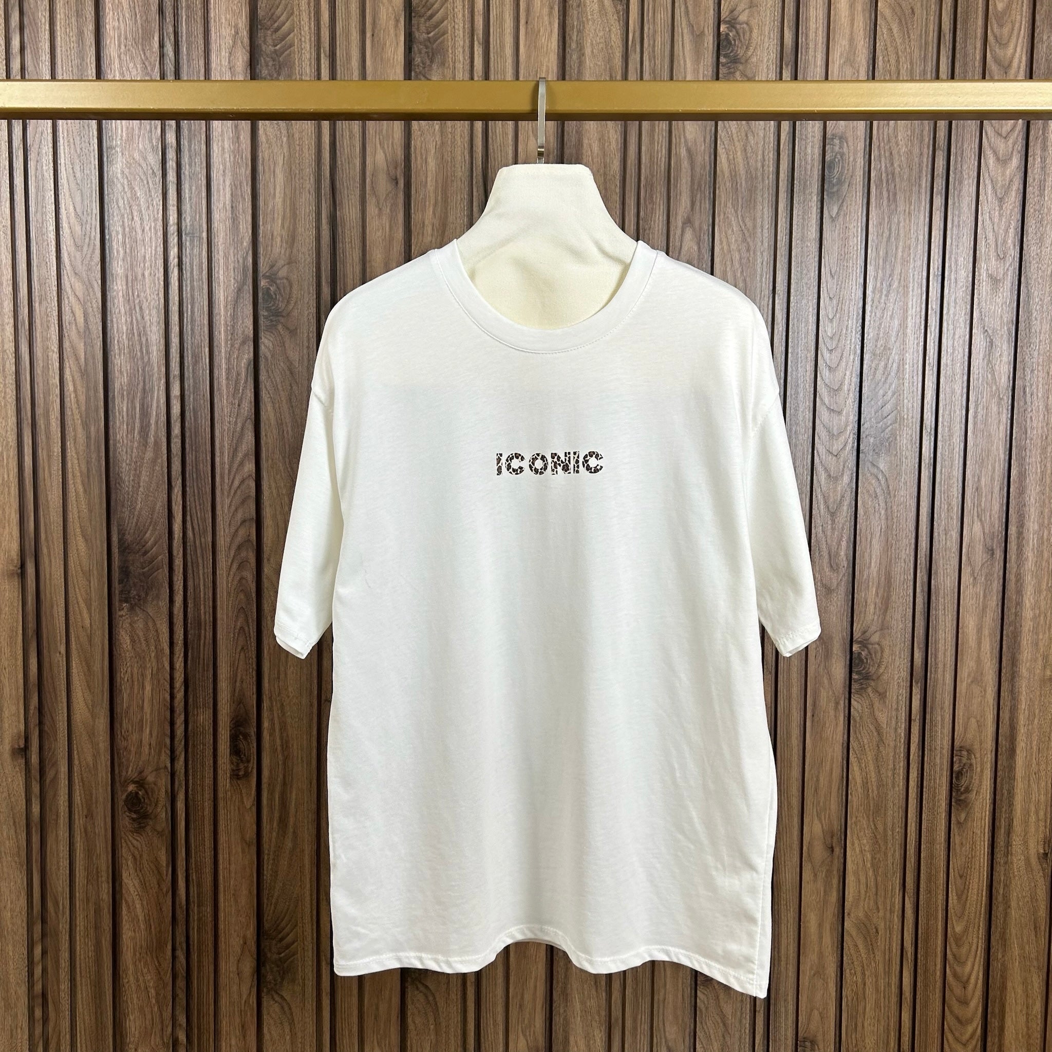 Tee shirt ICONIC Léo LÉONA Blanc