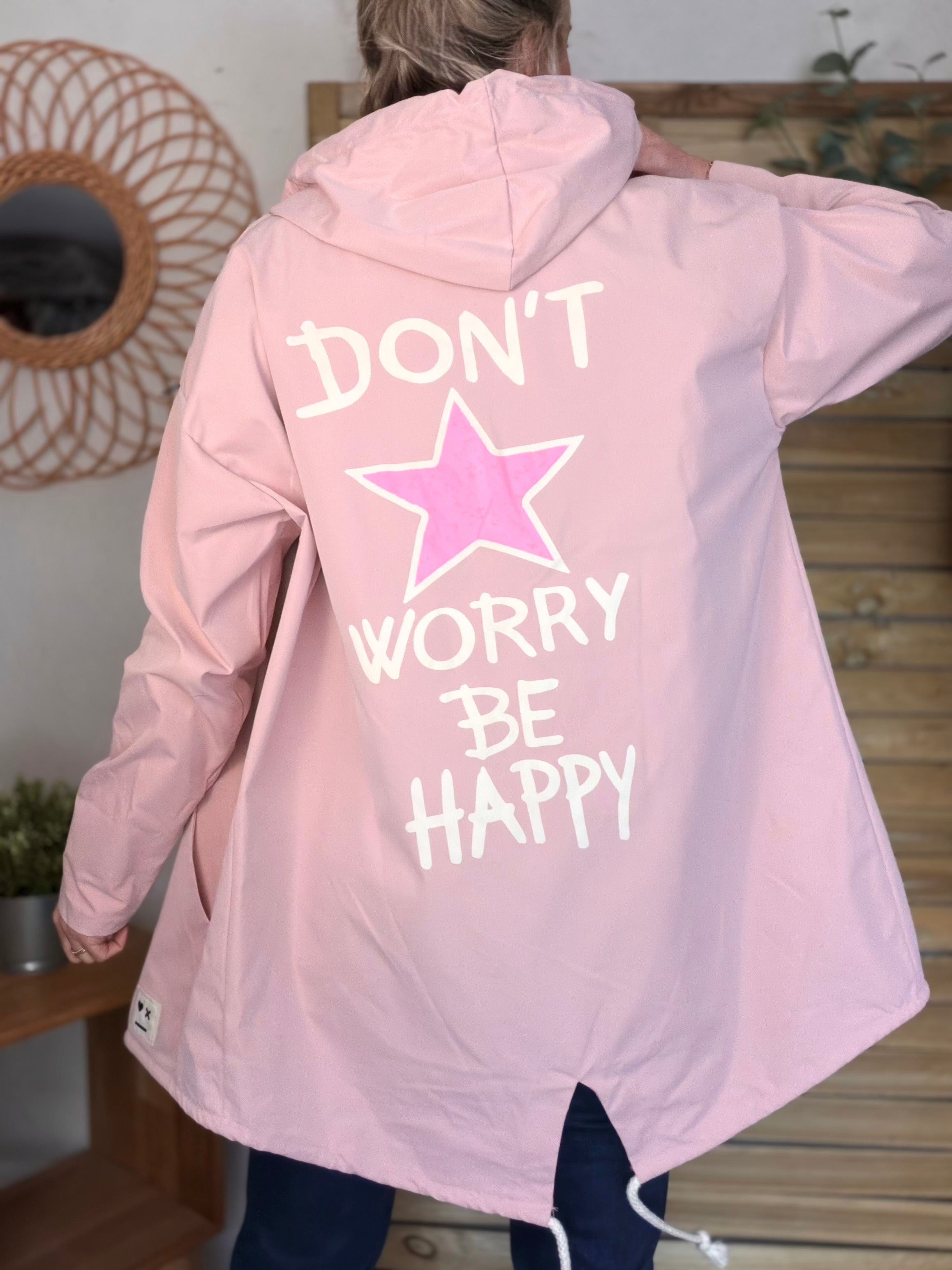 Veste Coupe vent long LESLIE - Rose clair