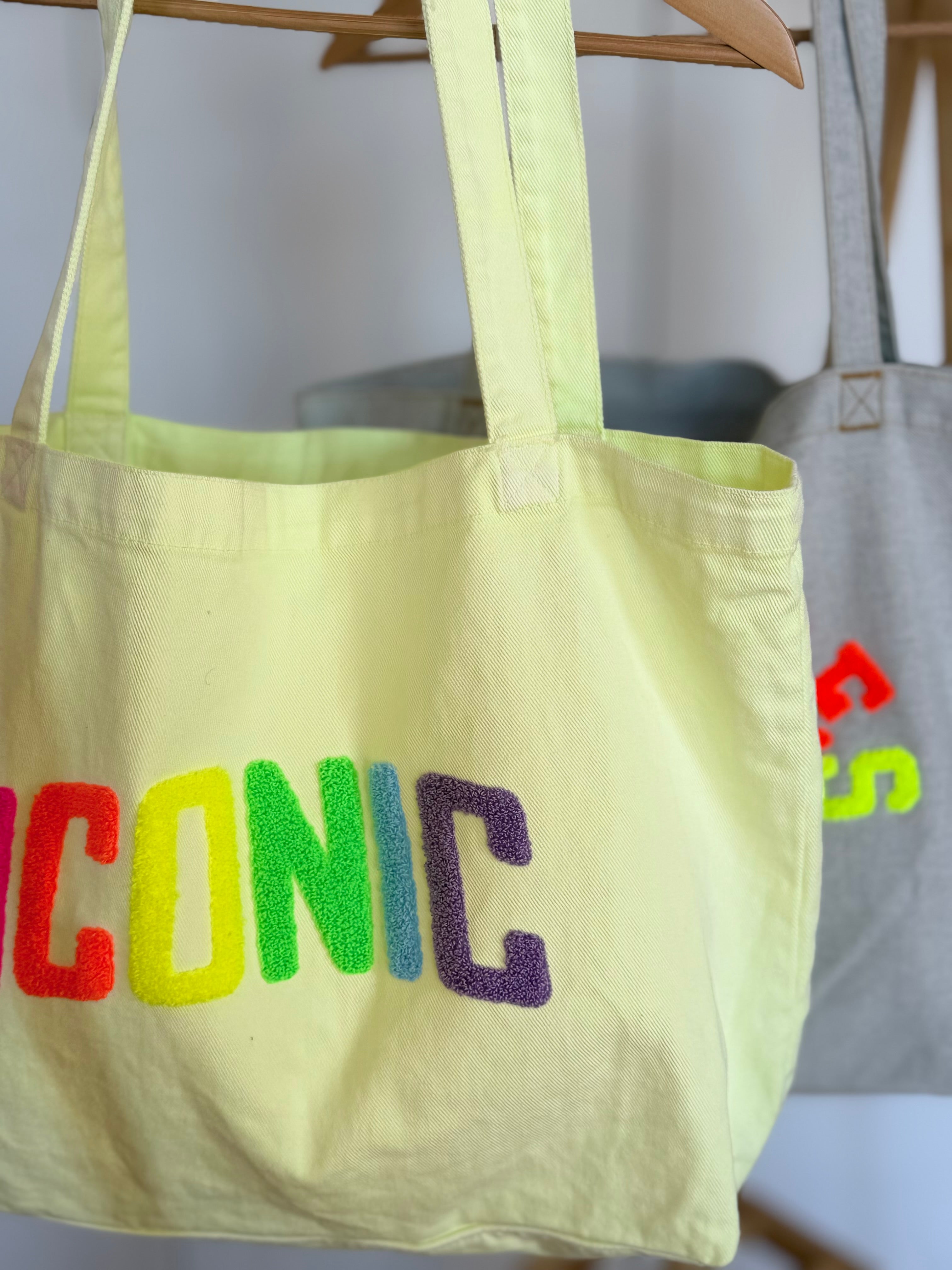 Grand Tote bag ICONIC Jaune VANINA