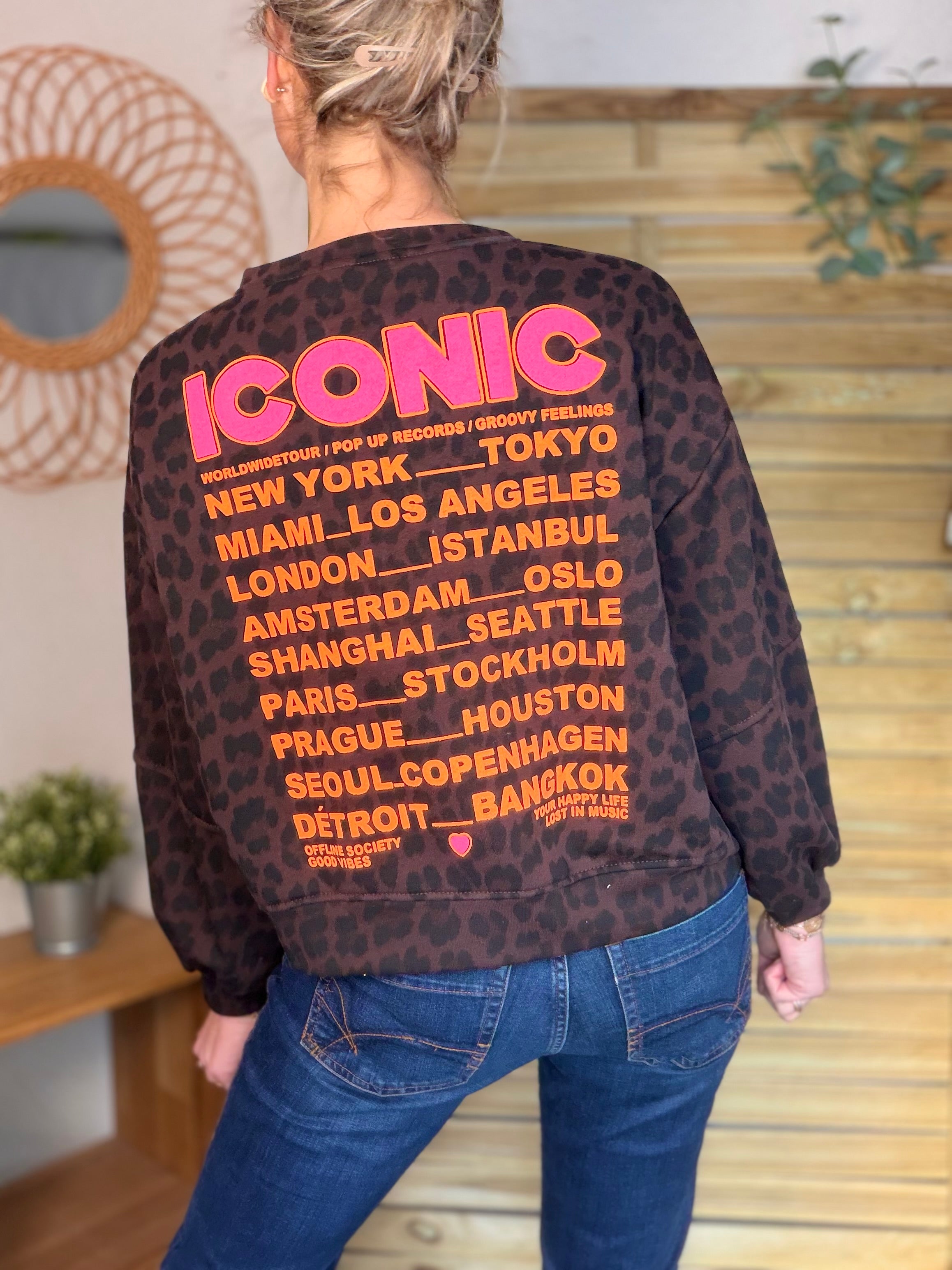 Sweat Léo Choco ICONIC NINON