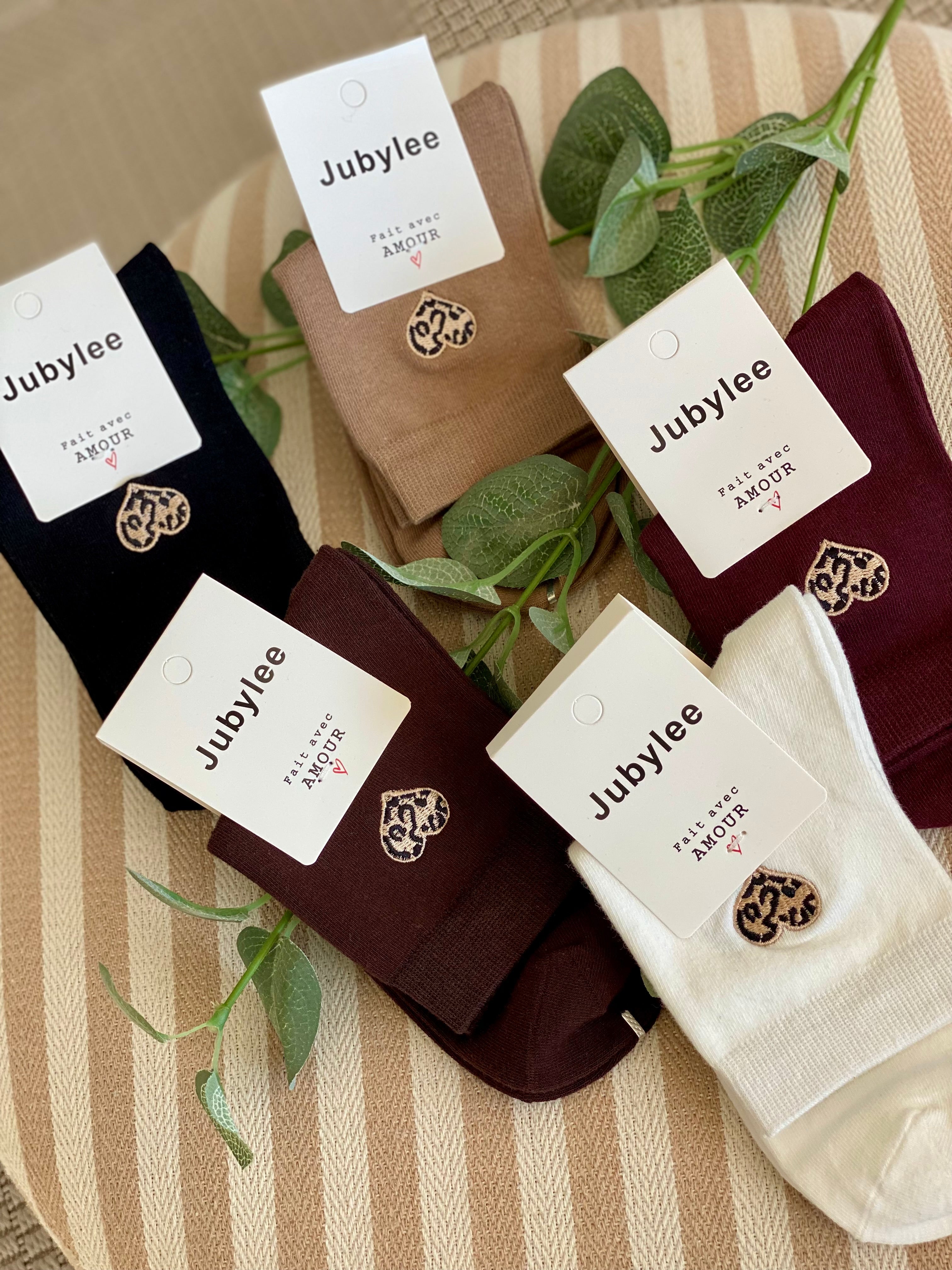 Chaussettes Coeur Léo 🐆 SANDY