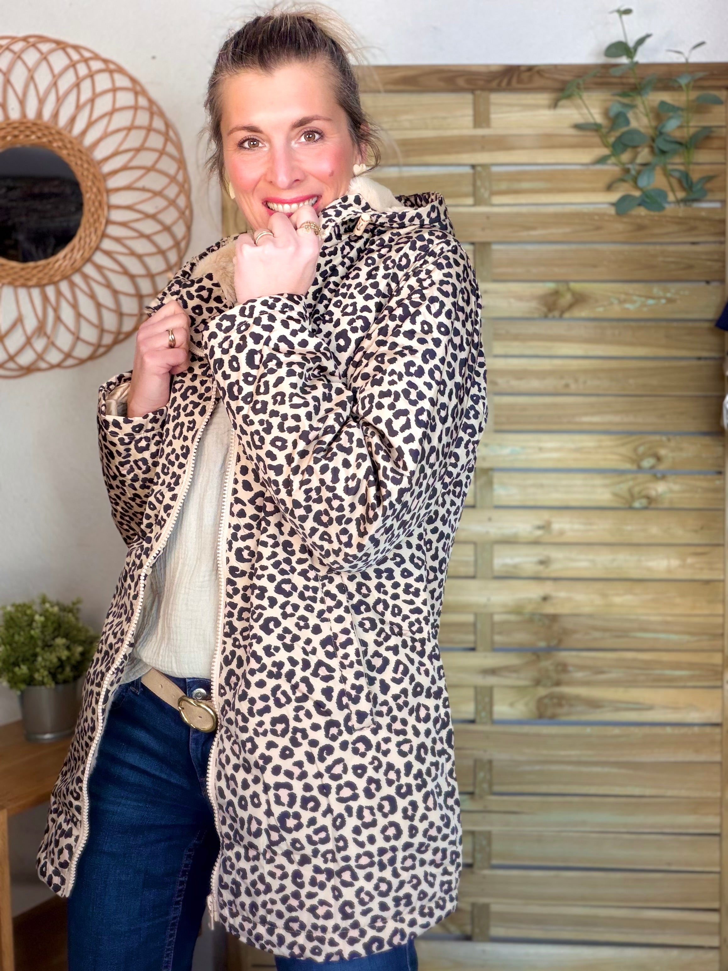 ⚡️ ARRIVAGE - Parka Imperméable fourré ALICE - Léo beige