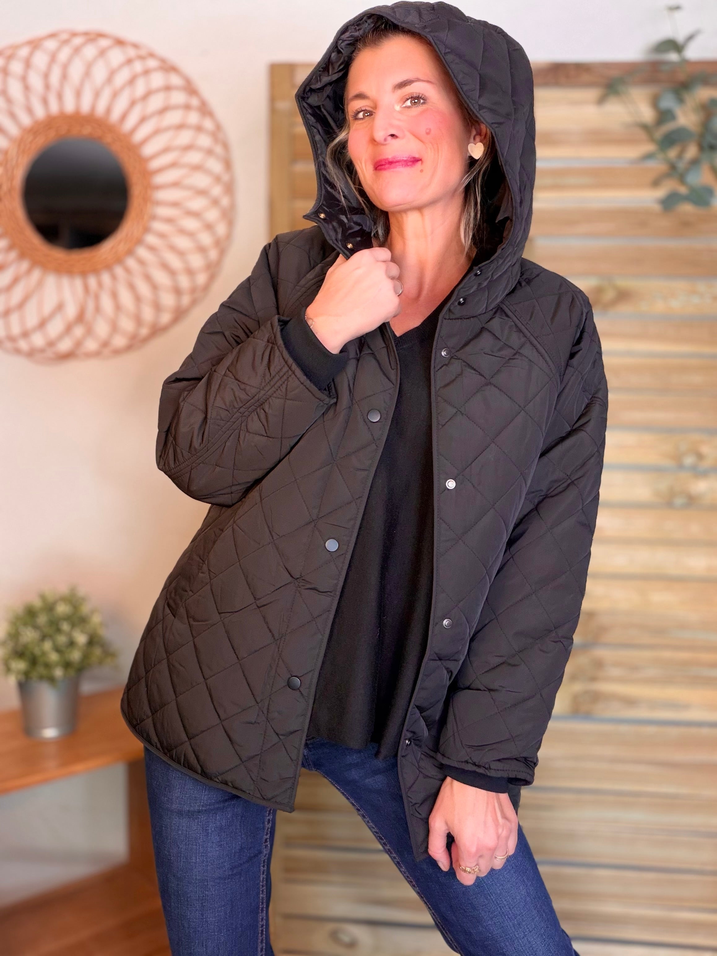 ⚡️ PÉPITES FRIDAY - Veste matelassée noir JASPER