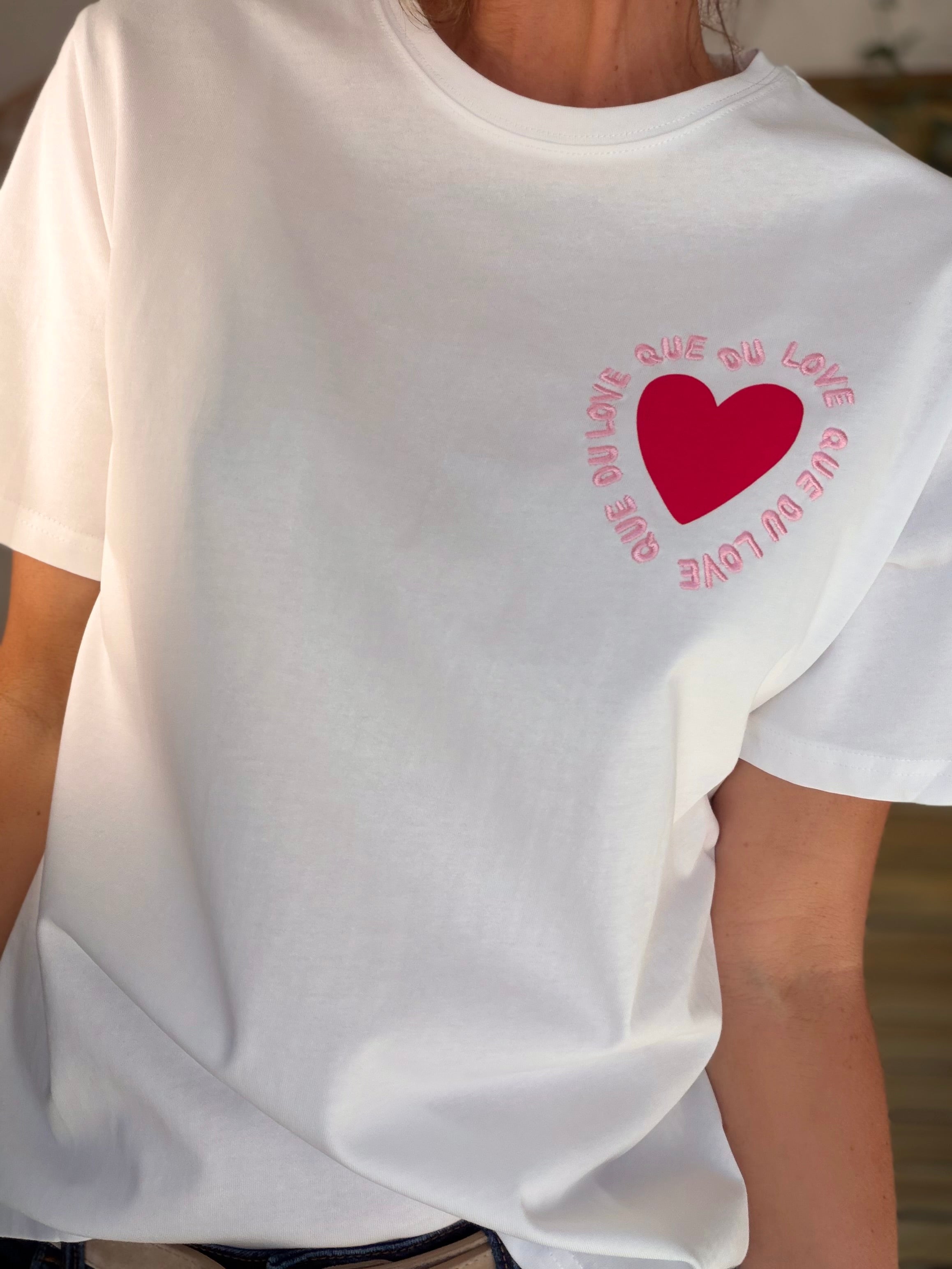 Tee shirt QUE DU LOVE - MORAG