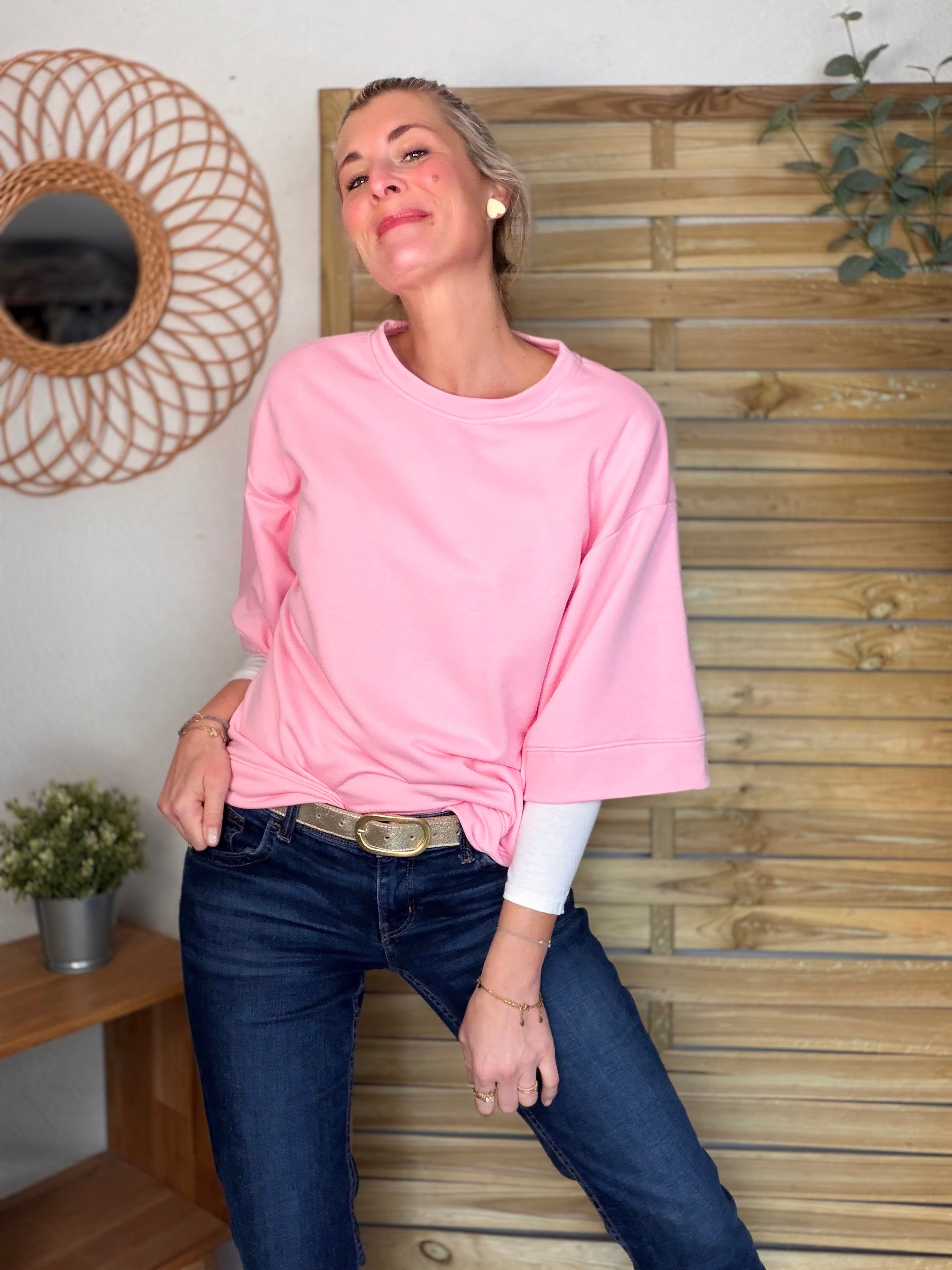 Sweat oversized ICONIC Club - ILONA Rose